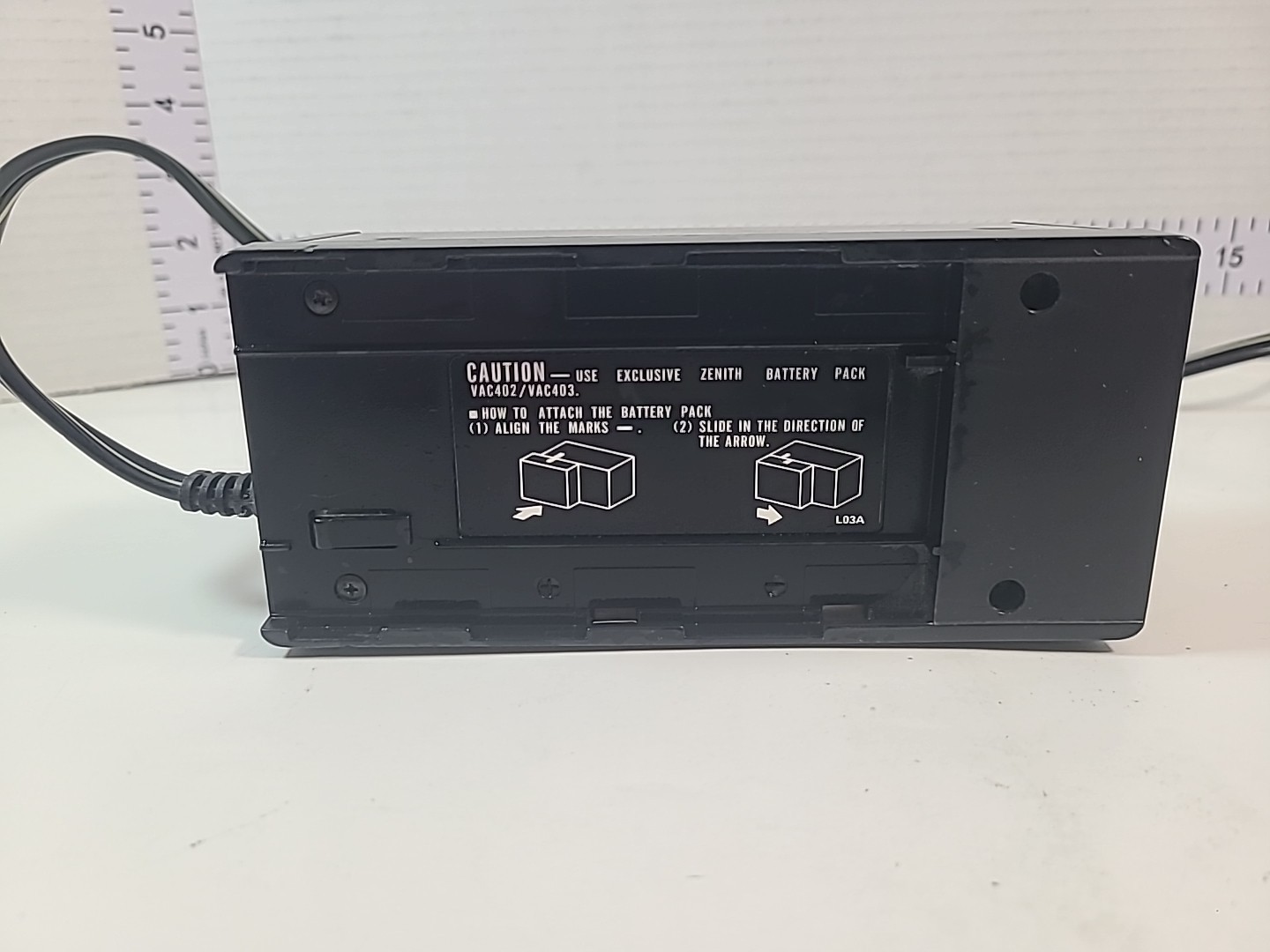 Vintage Zenith VAC 410 Battery Charger Working