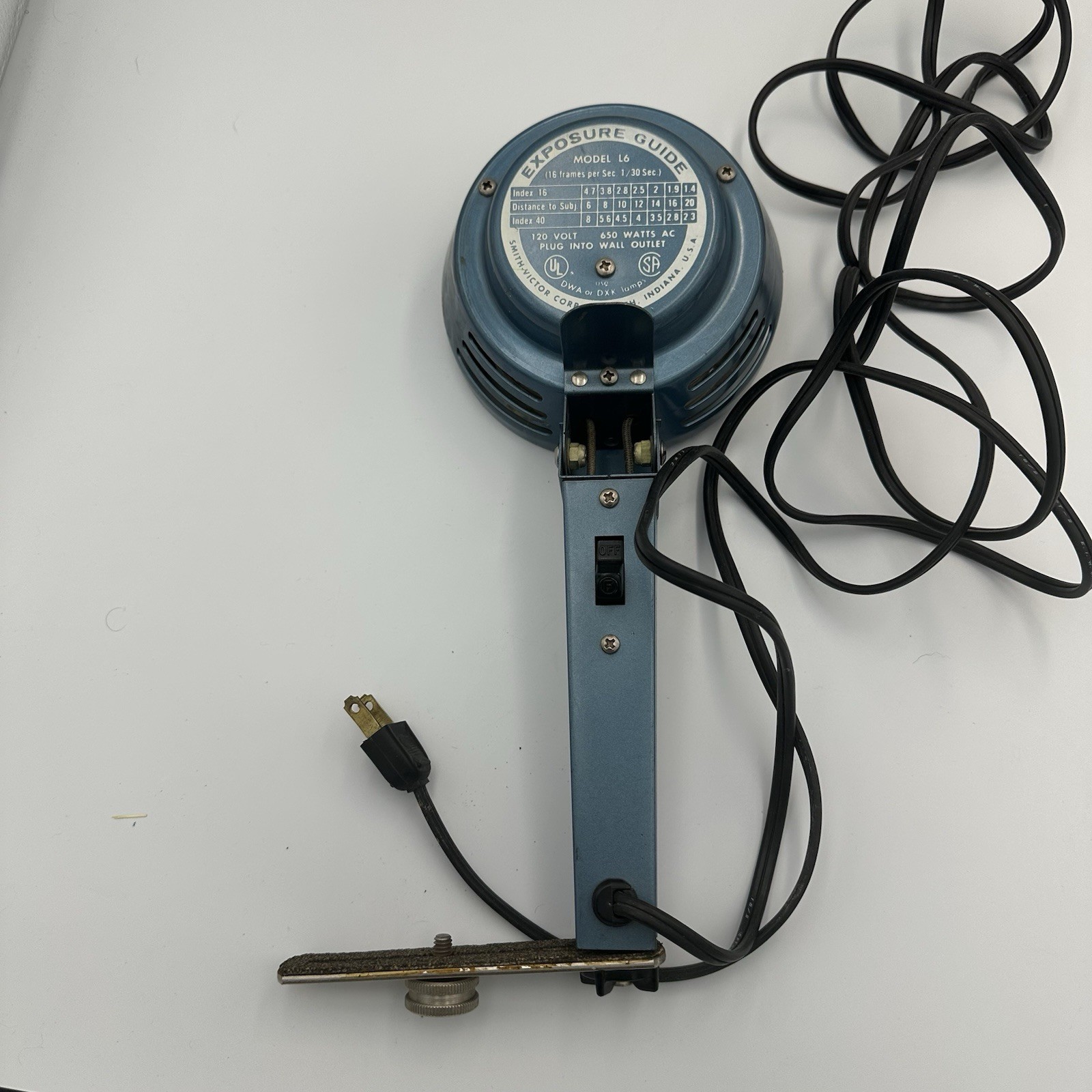 Vintage Smith Victor Flood / Spot Light Hand Held Model L6 – Works