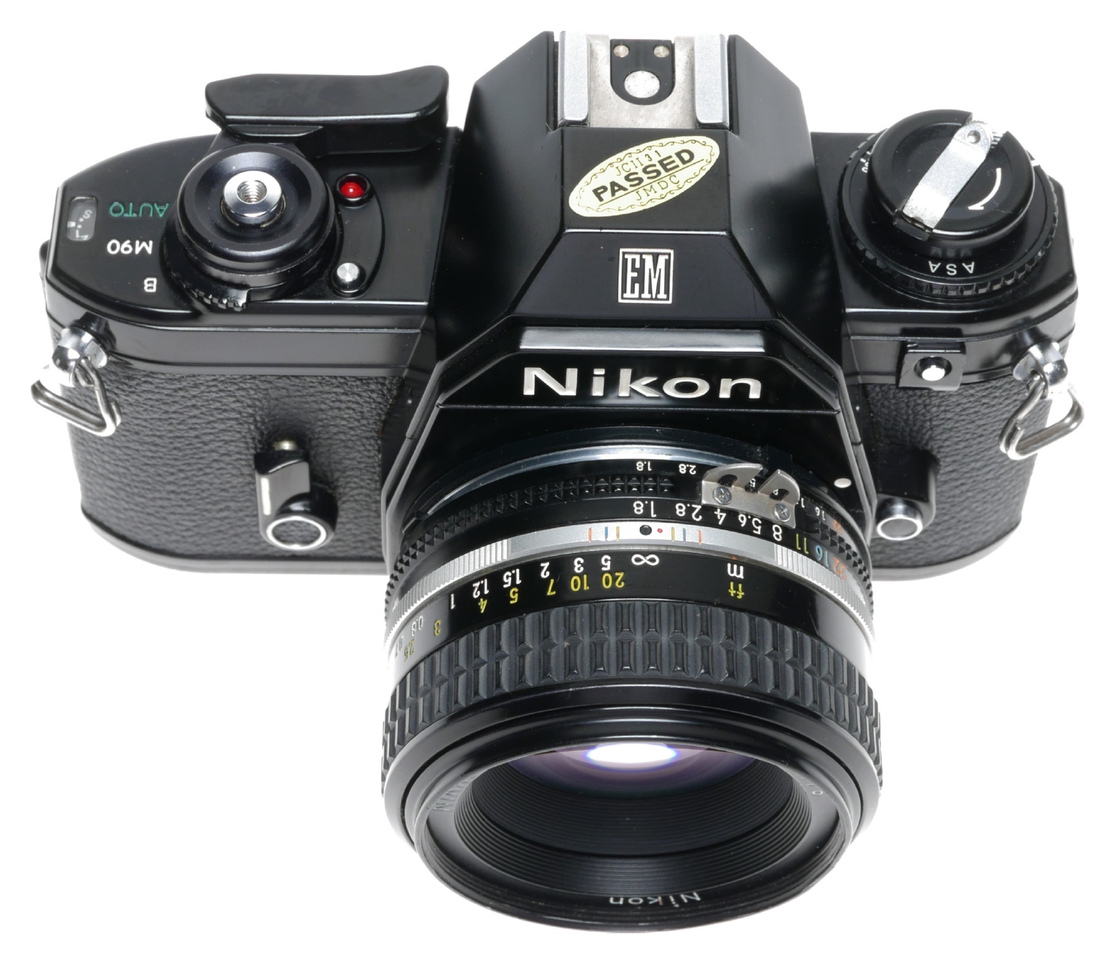 Nikon EM 35mm SLR Film Camera Nikkor 1.8/50 Lens