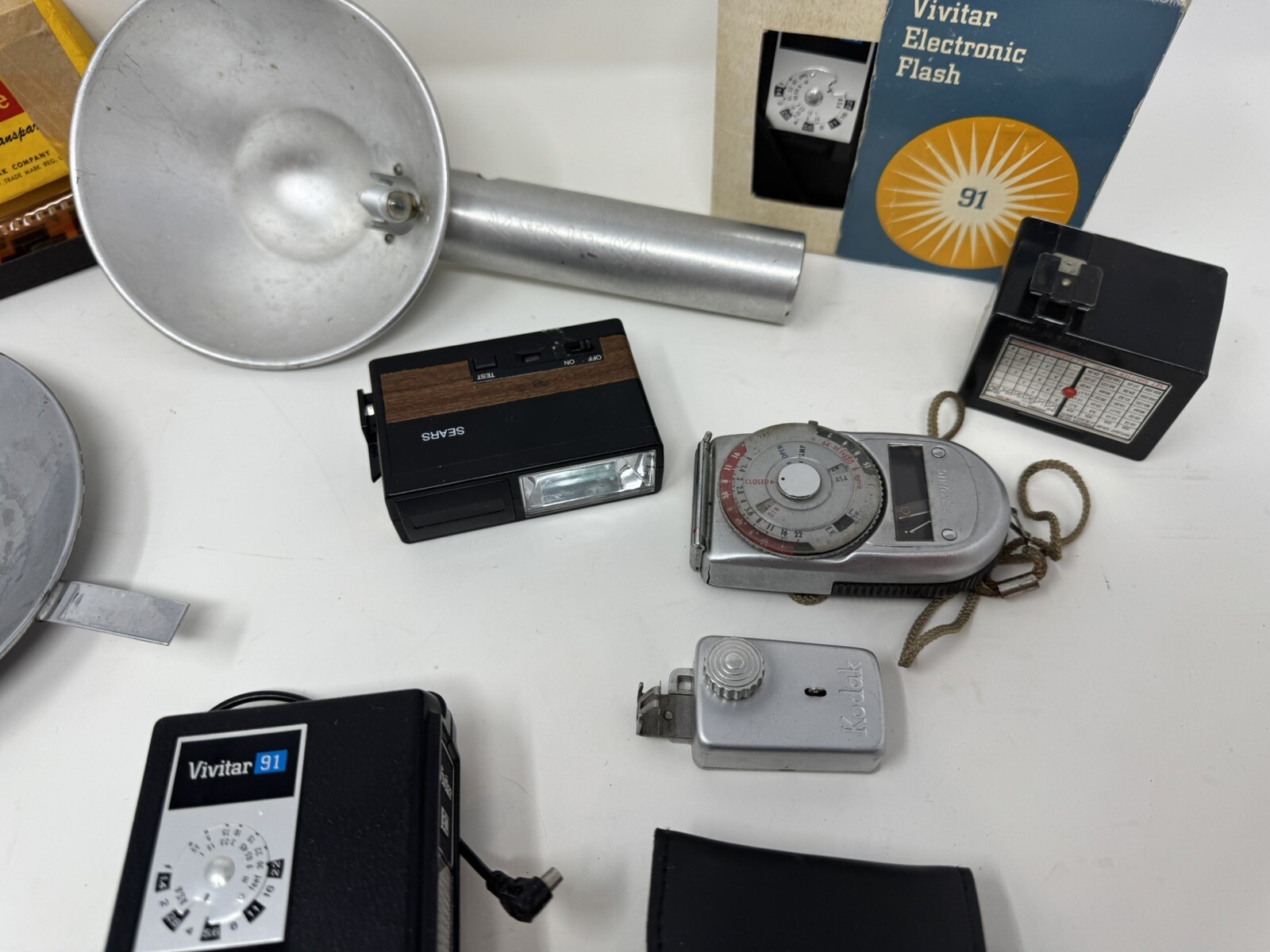 Mixed Lot Of Vintage Camera Accessories Parts Untested