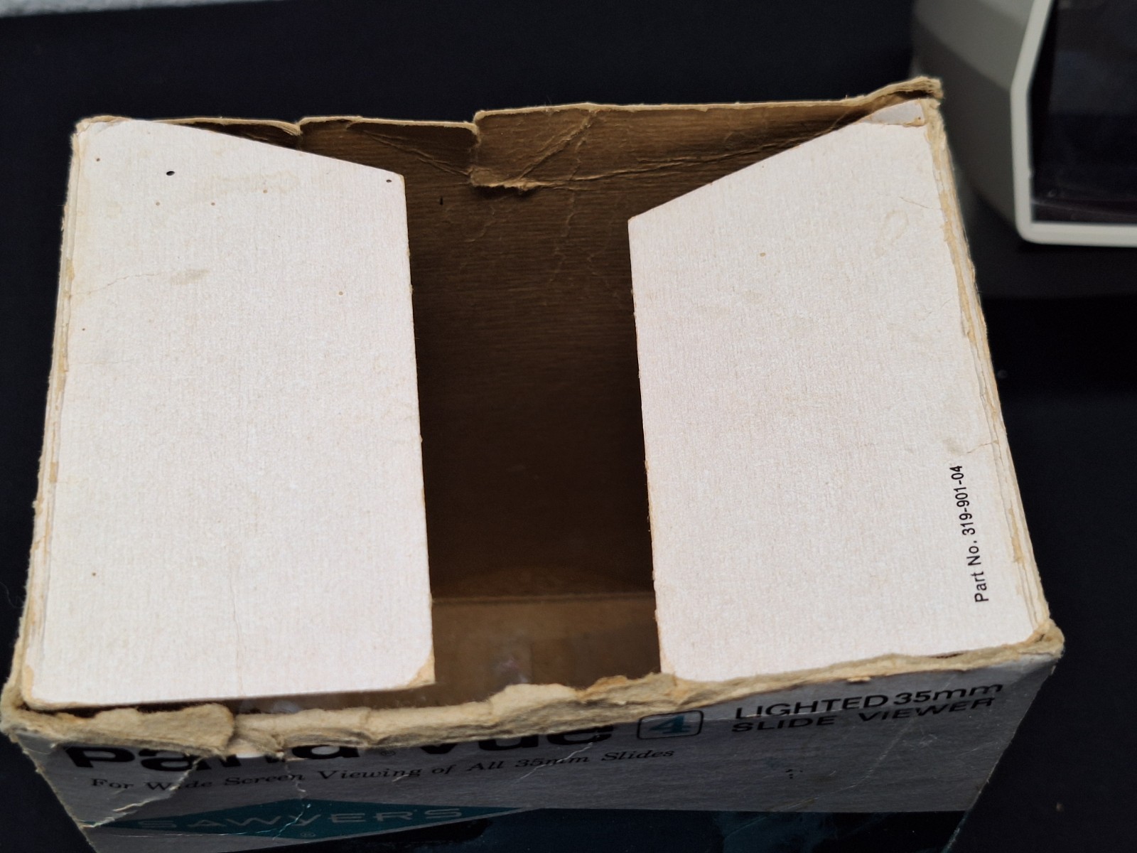 Vtg PANA-VUE 4 LIGHTED 35MM SLIDE VIEWER SAWYERS USA NOT COMPLETE