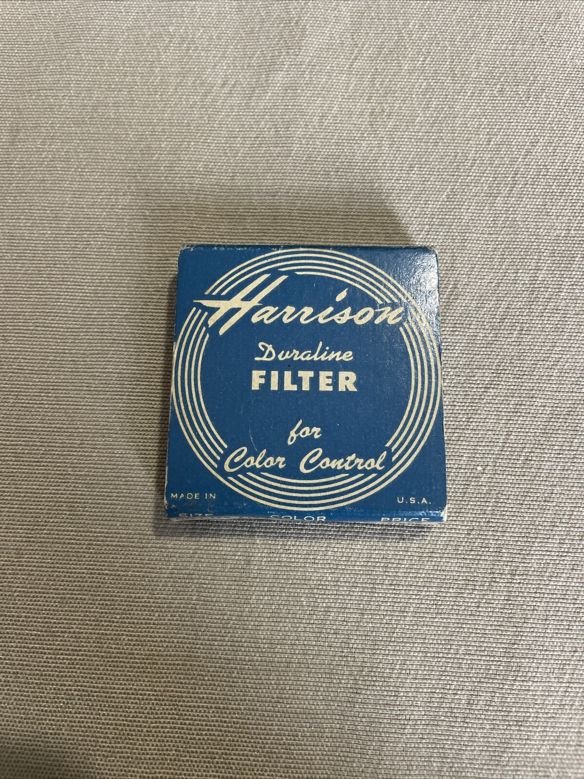 Harrison Duraline Camera Filter Size 1-1/2 Color B2 Vintage