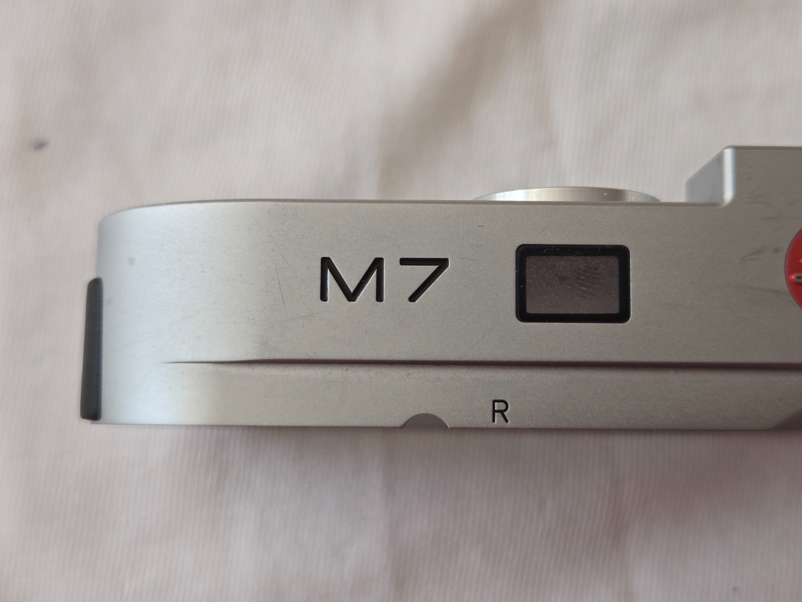 Mint-! OEM Parts – Leitz Leica M7 Chrome Top Plate w/ View Window Glasses 0.72