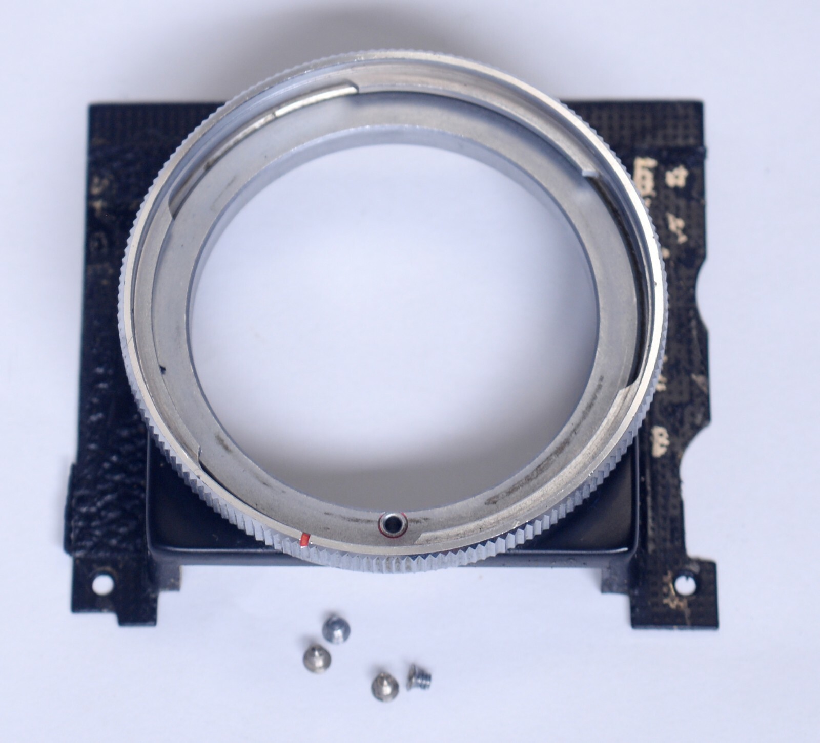 PETRI Flex V Mount Plate Cover w Screws Vintage SLR 35mm Film Camera Parts