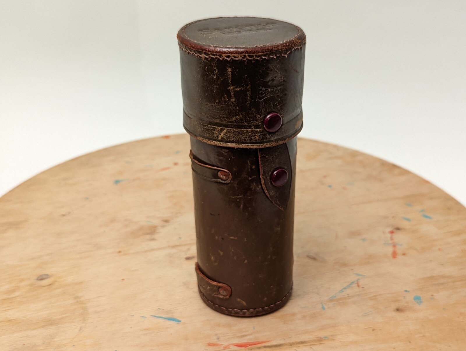 Vintage CANON Serenar 135mm Leather Lens Case Only