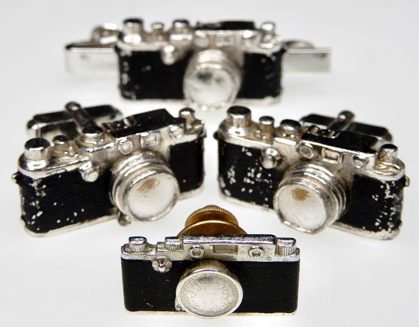 Leica Screw Mount Camera Cuffkinks,Tie Clip & Pin Set