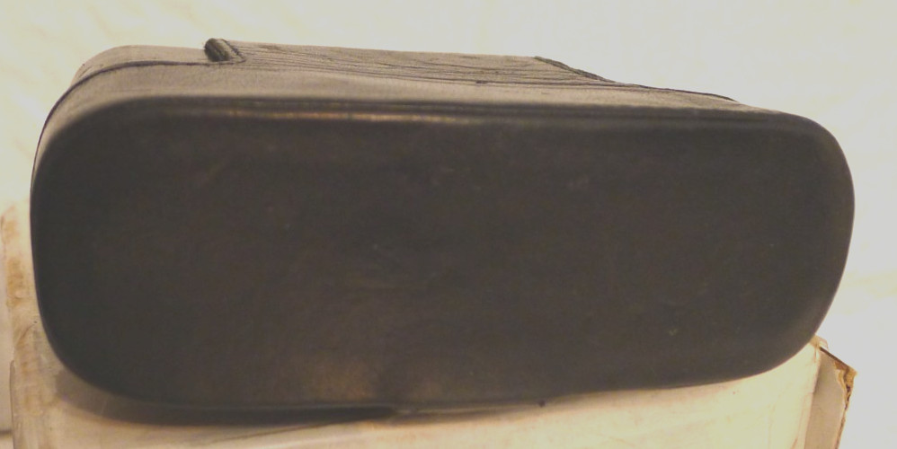 Minox 35 Snap Close Fitted Black Leather Camera Case with Wrist Strap FF