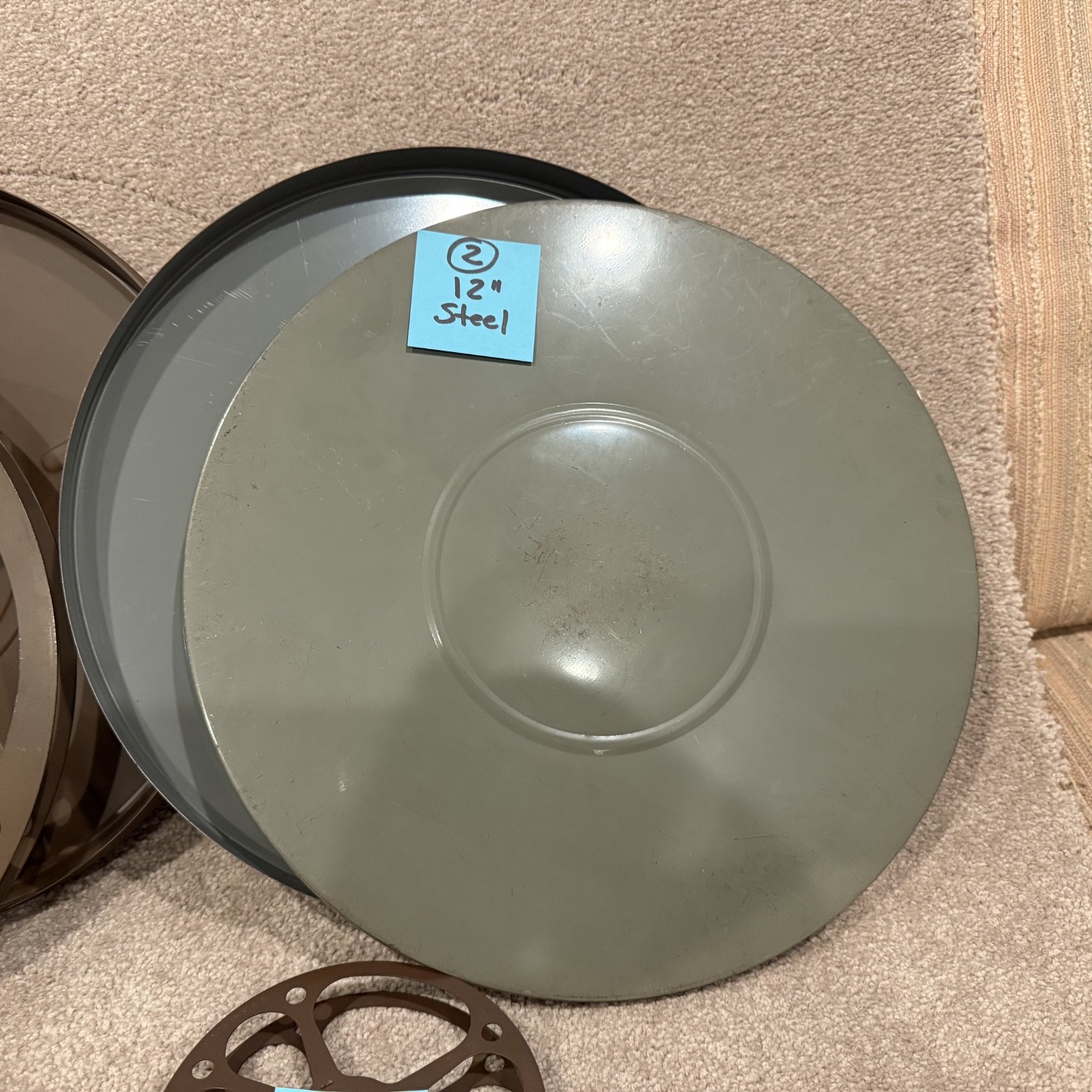 Vintage 16mm Film Reel & Canister Estate Lot (7 Pieces Total) incl Goldberg Bros