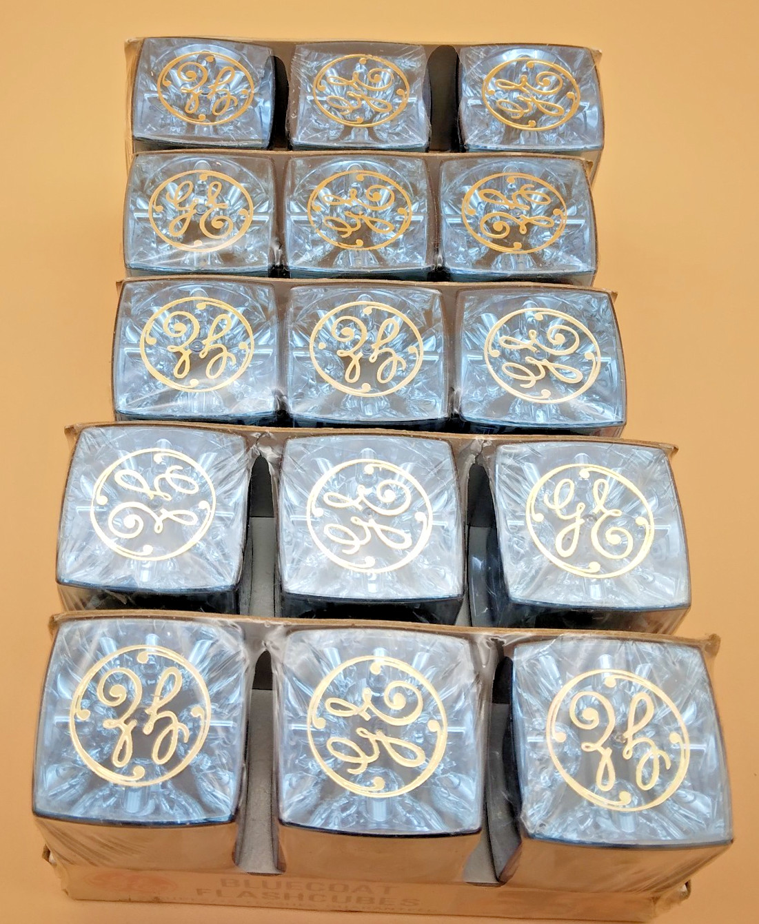 Vtg GE Genera; Electric Flashcubes 3 Flash Cubes Per Box 60 Flashes Total Lot 5