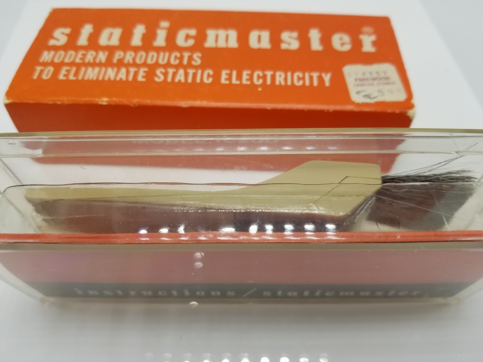 Vintage Staticmaster photo brush 1C200 Original Box