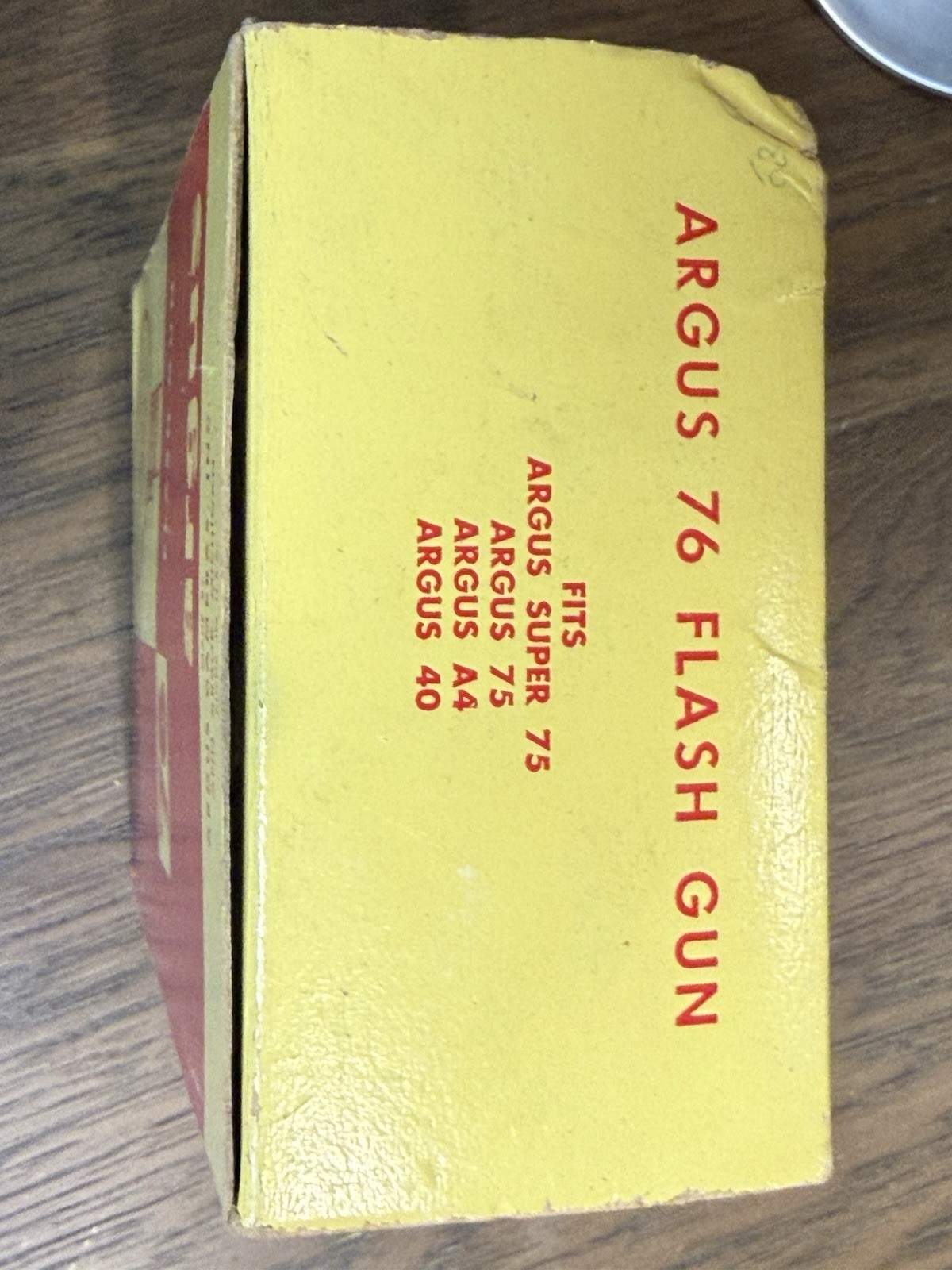 Vintage Argus 76 Flash Gun w/ Original Box Camera Photography Accessory