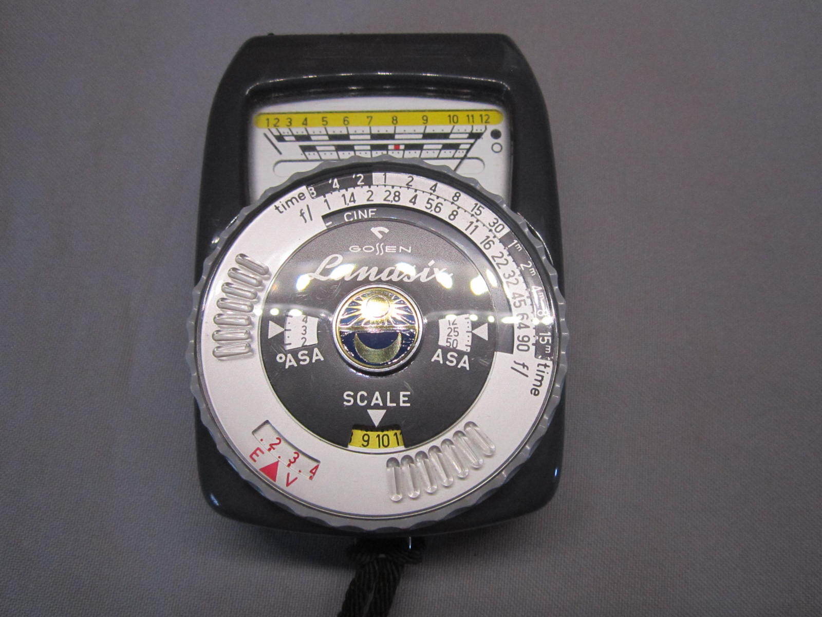 GOSSEN LUNASIX EXPOSURE LIGHT METER for BOLEX 16MM MOVIE CAMERA WORKING BEAUTY!
