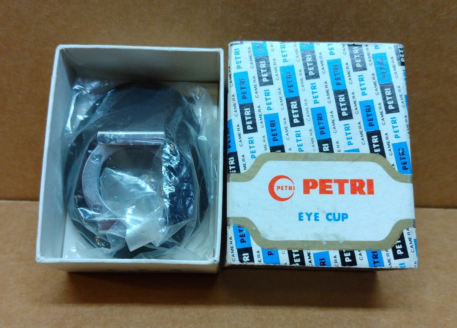 vintage Petri Camera Eye Cup with Box Made in Japan