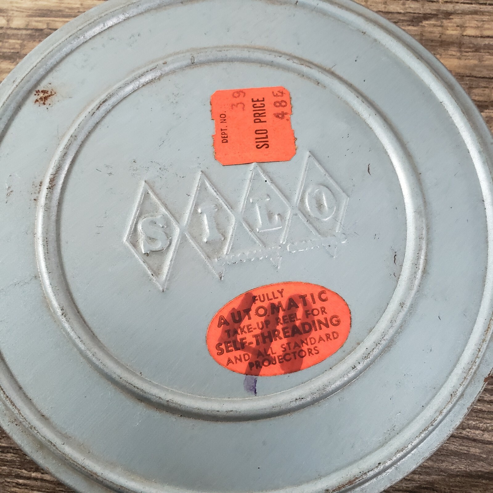 NEGA FILE 8 MM Lot Castle Film Reel to Reel Tins Genuine Wood Box Case Vintage