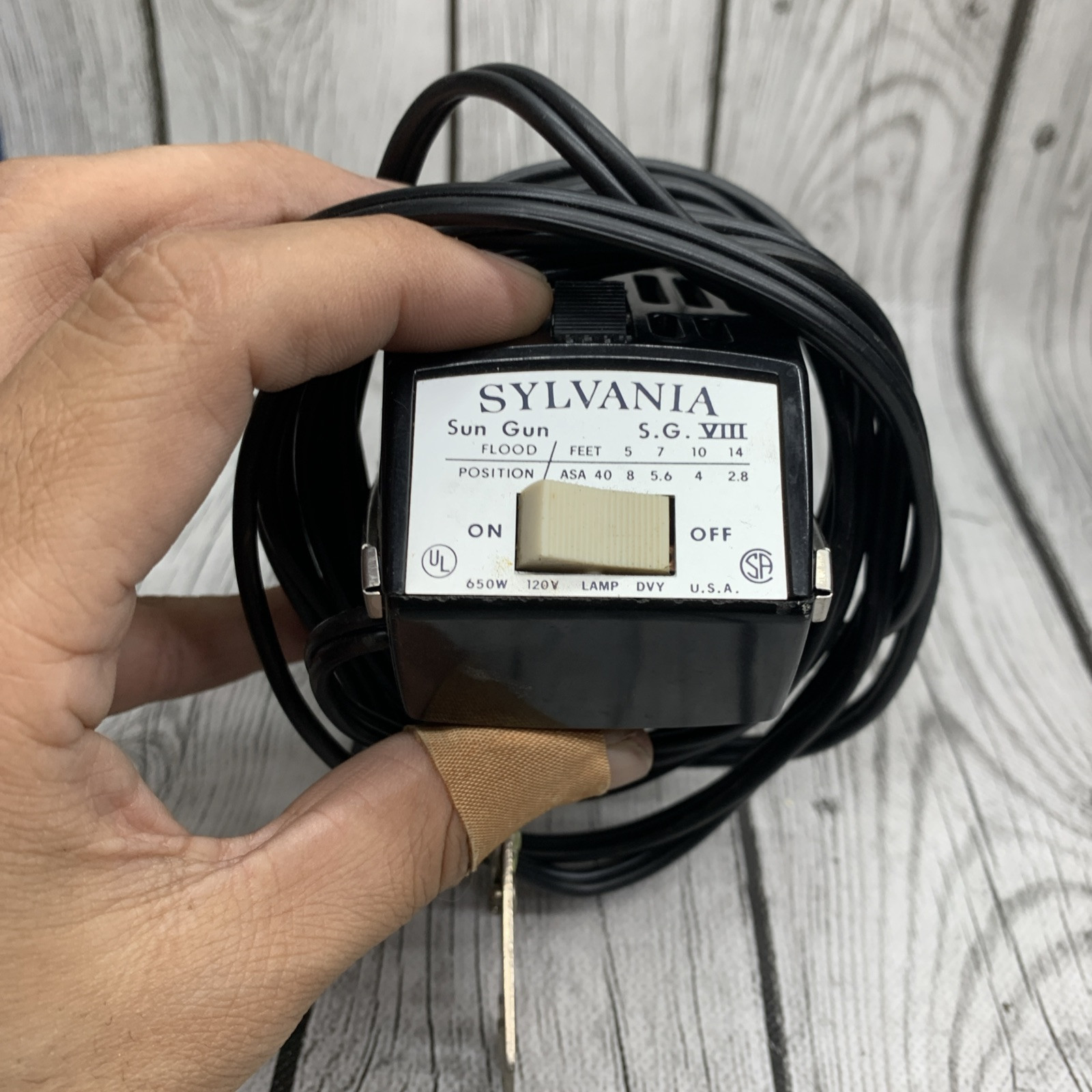 Vintage Assorted Movie Lights (10)- Sylvania, GE, Smith Victor, Penncrest, Kenco