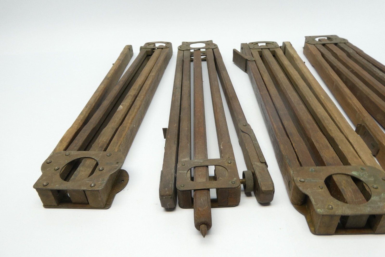 Brass Wood Legs Parts US Engr Dept Folmer Schwing Eastman Kodak Tripod Legs 1914
