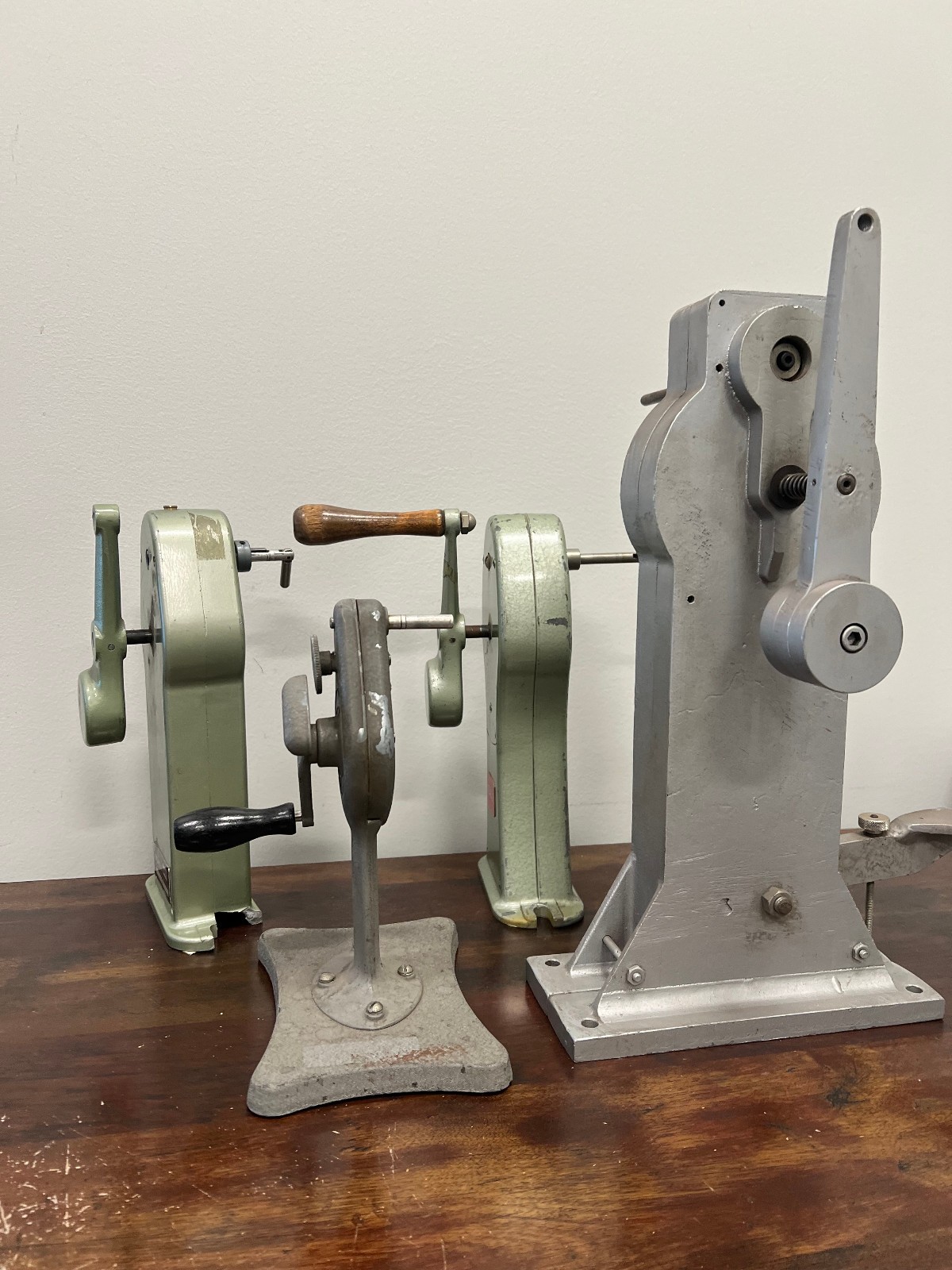 Vintage Film Rewinders Rewinds Lot Goldberg Moviola J&R Movie Editing Equipment