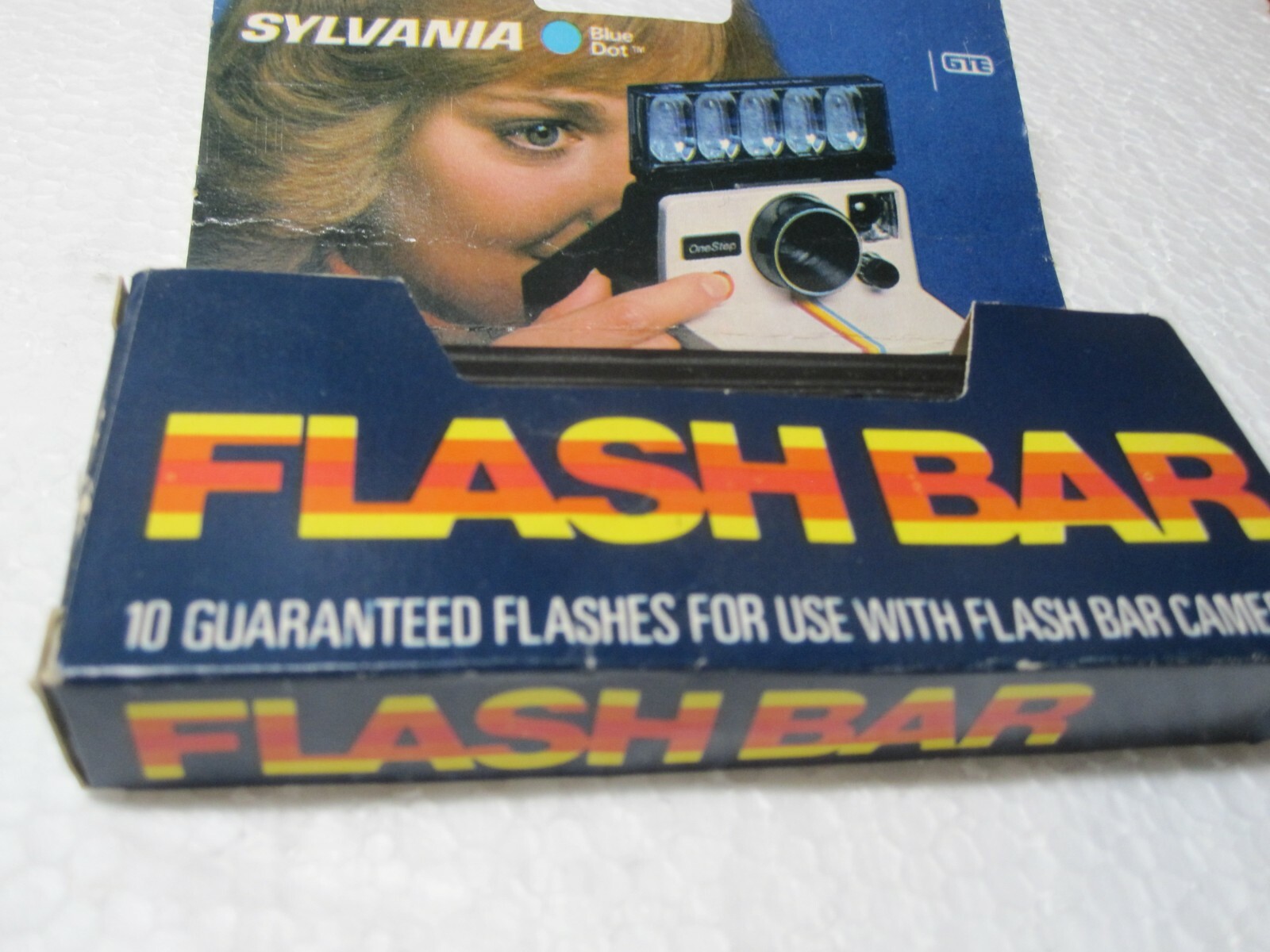 Sylvania Blue Dot FLASH BAR 10 Flashes & GE FLASH BAR II 9 Flashes