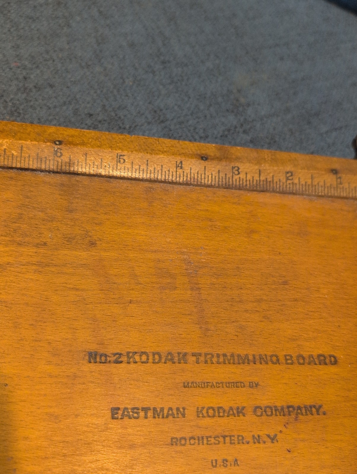 Vintage Eastman Kodak No. 2 Trimming Board Rochester NY USA Photography