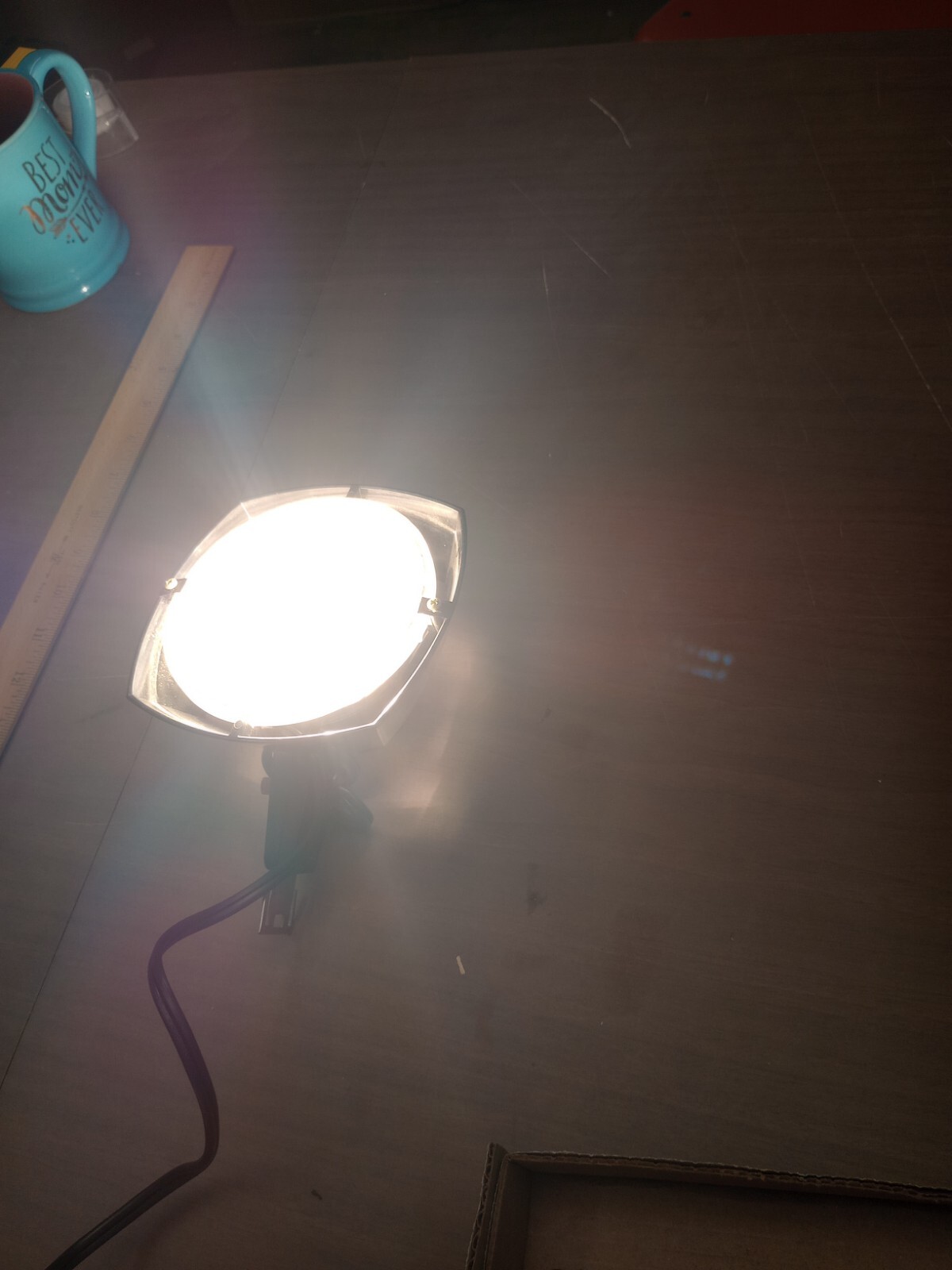 Vintage Mobilite Portable Sunshine 650 Watt Sealed Beam Lamp Light Works (CamA)