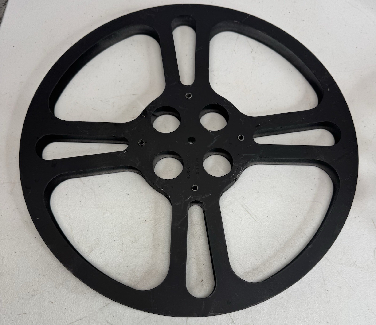 Vintage Eastman Kodak Metal Film Reel- 16mm, 14″ Black 1600 Ft