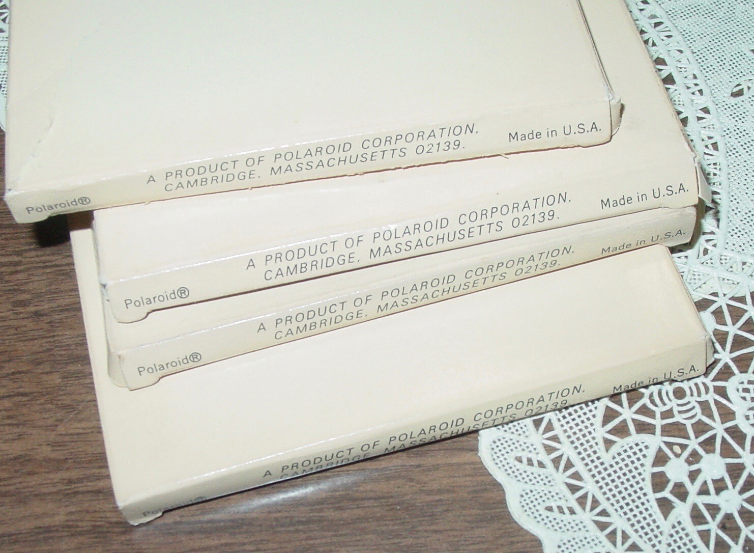 4 Vintage Polaroid Print Pocket Picture Albums #17 Instant Camera Photos NOS Lot