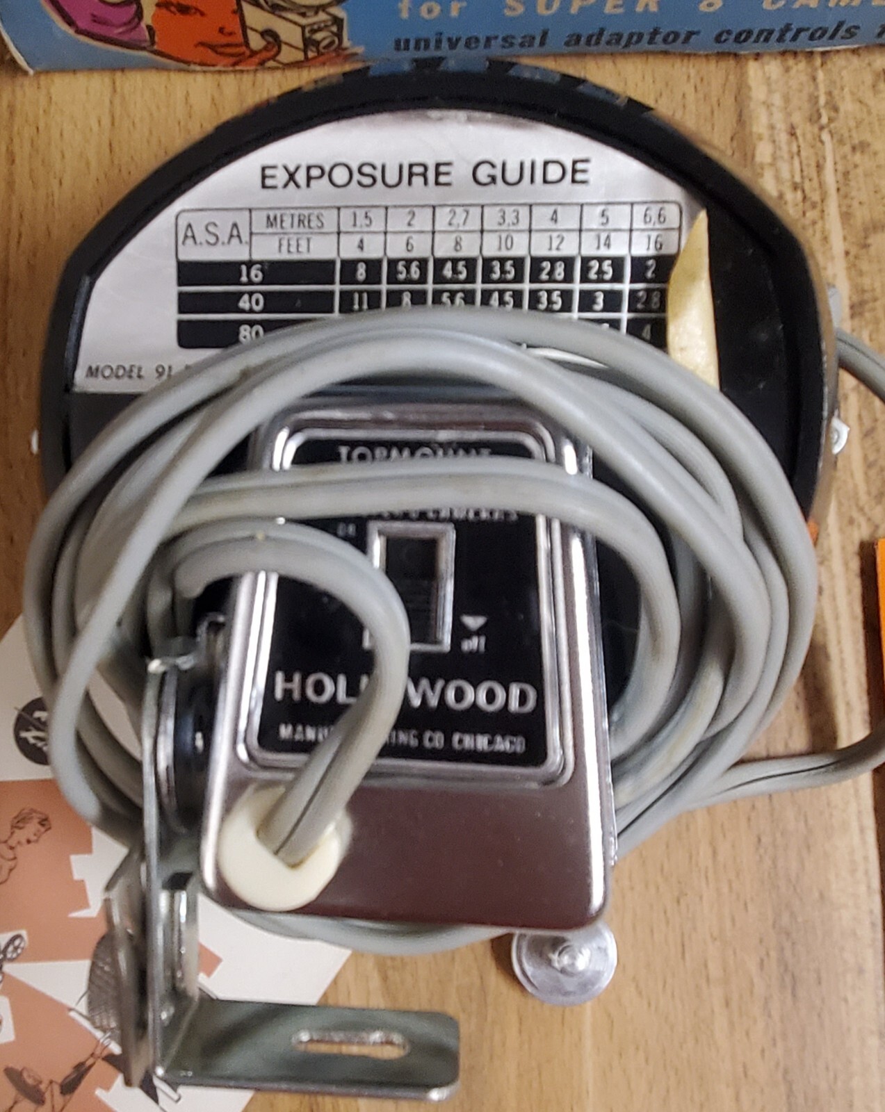 Vintage Acme-Lite Cameralite by GE Top Mount light for Super 8 Cameras Hollywood