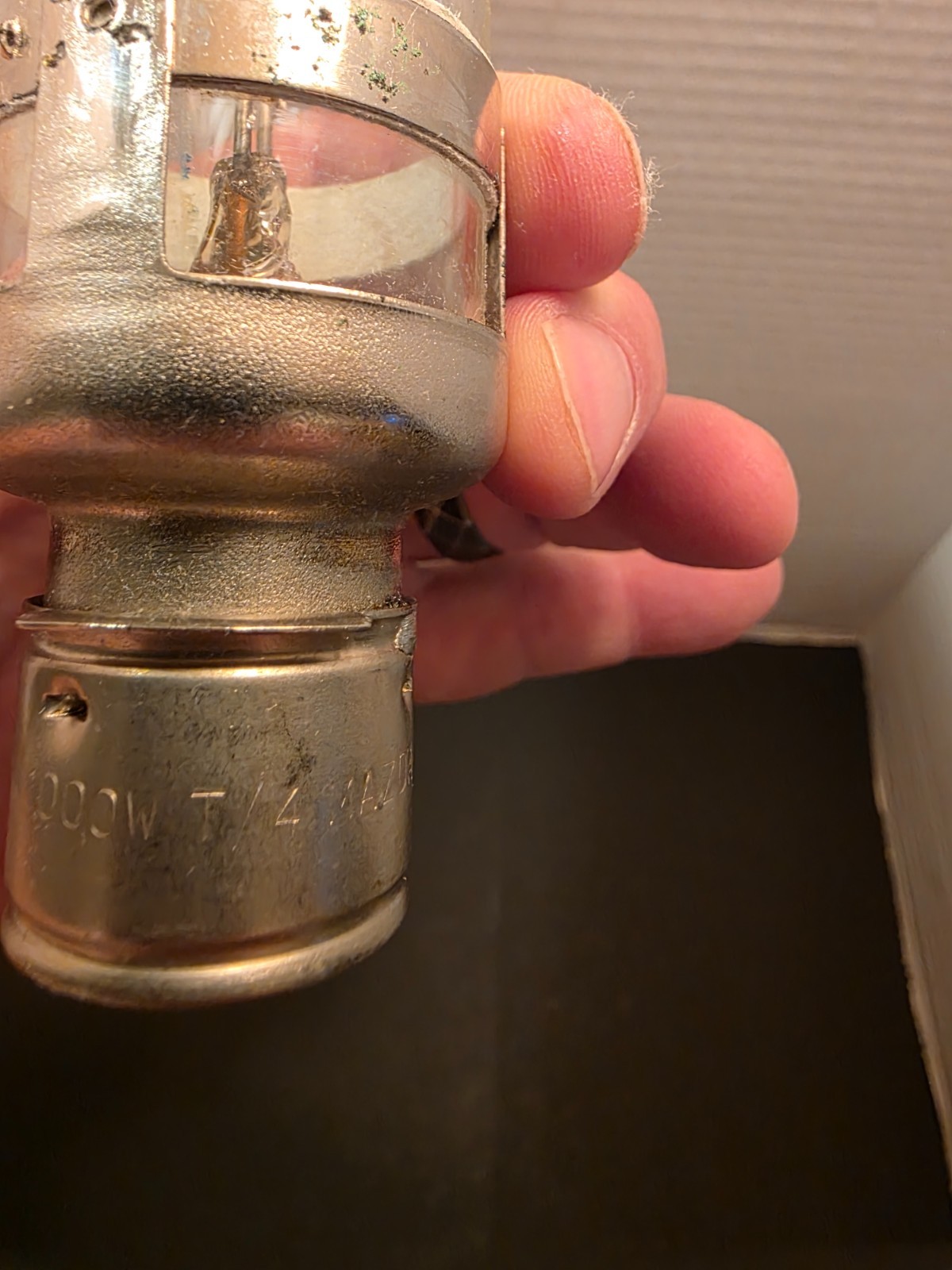 Vintage Mazda Projector Lamp A-E-I England Base Up Burning 240V NOS