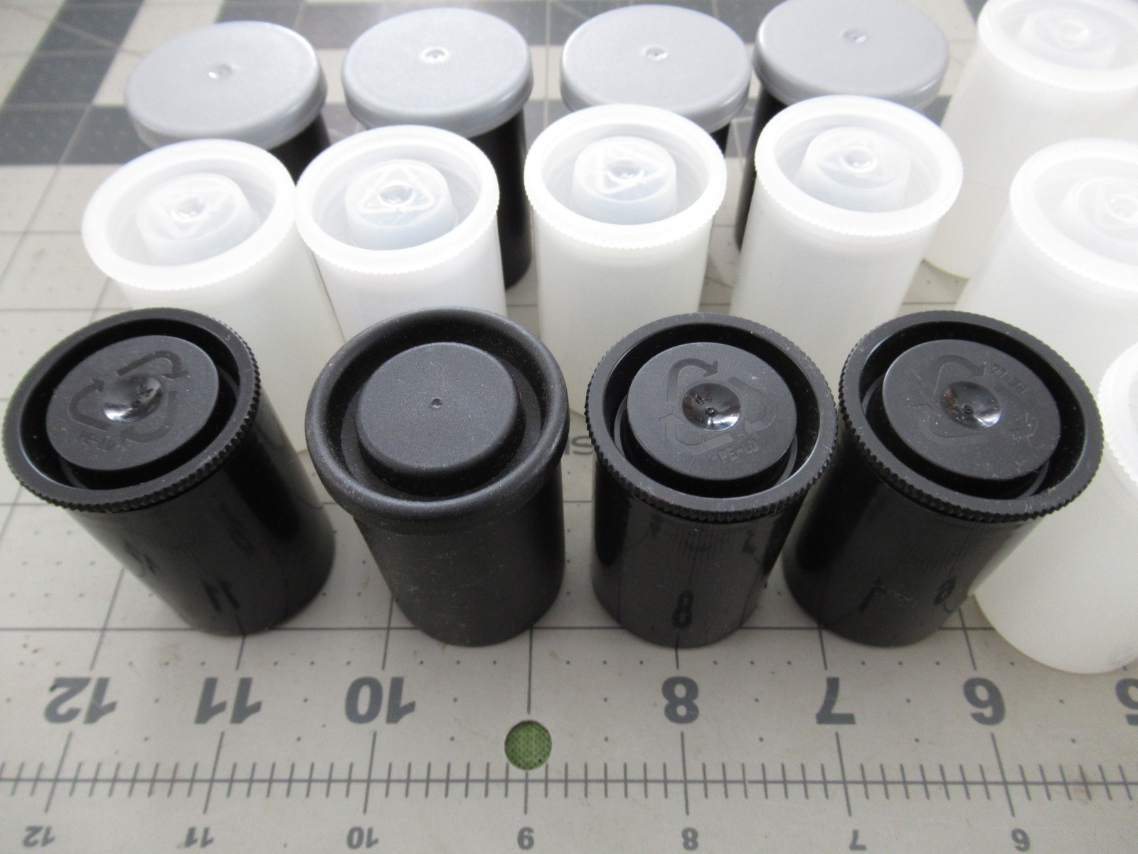 Lot of 19 Empty 35mm Film Canisters