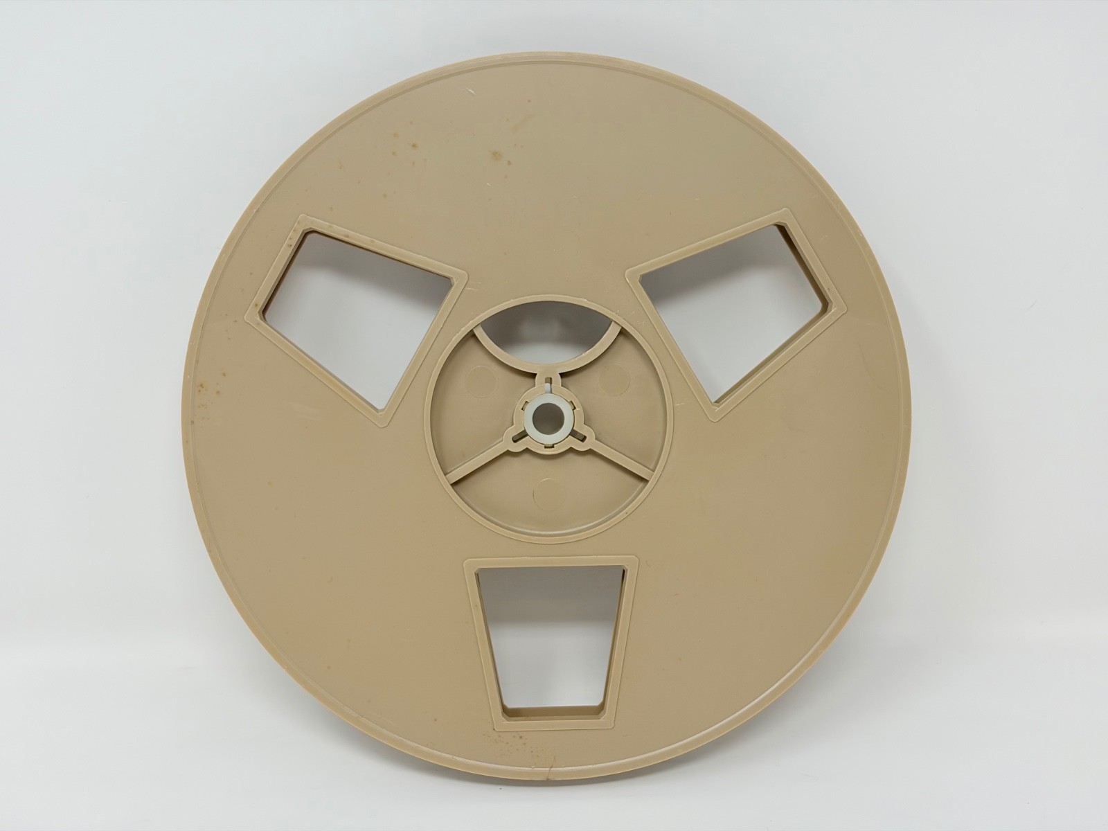 Vintage Dual 8mm Super 8mm Film Reel 400 Ft w/ Adapter Hub & Case 7 Inch Spool