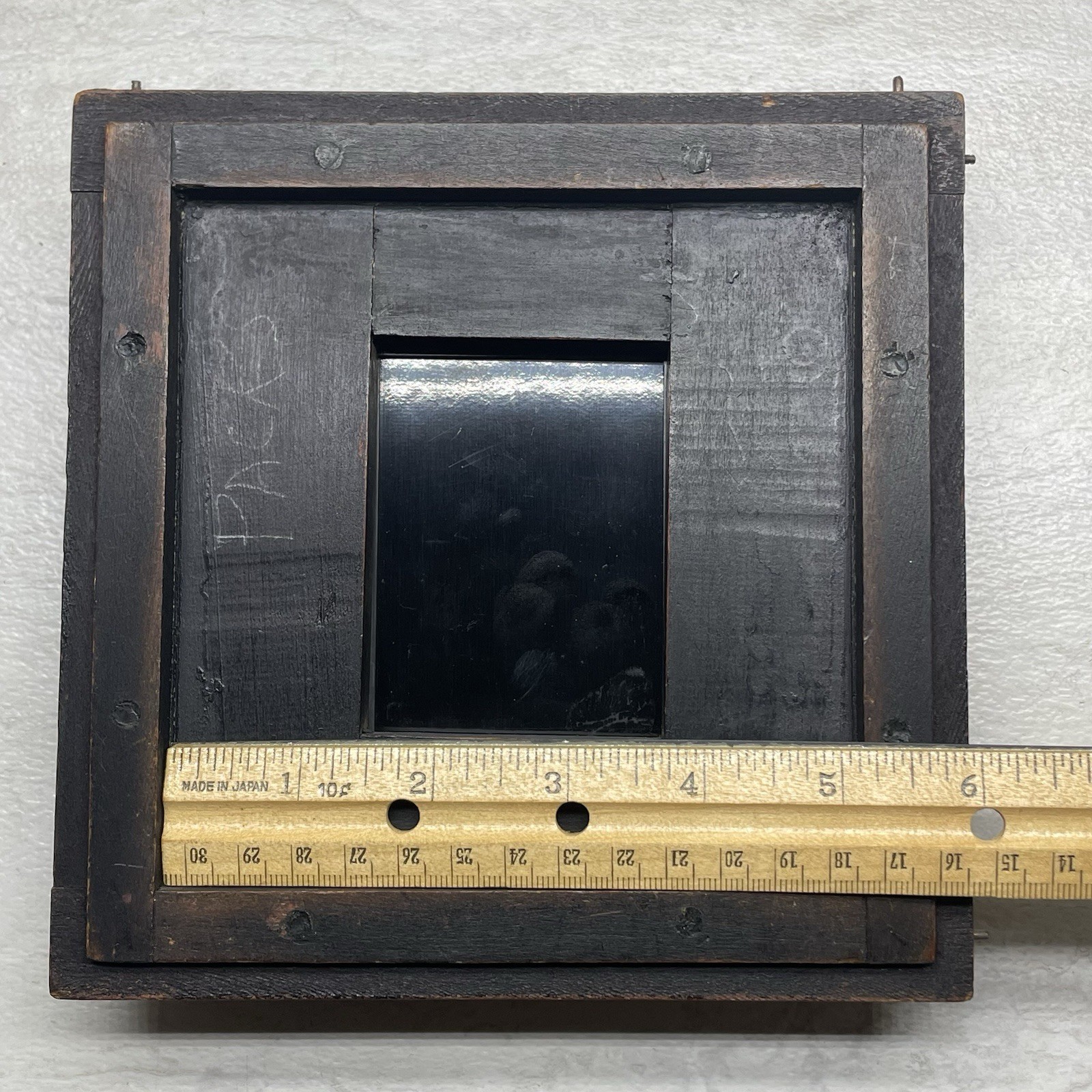 Wood Camera Spring Back Ground Glass & 2 1/4 x 3 1/4 Lisco Film Holder – Vintage