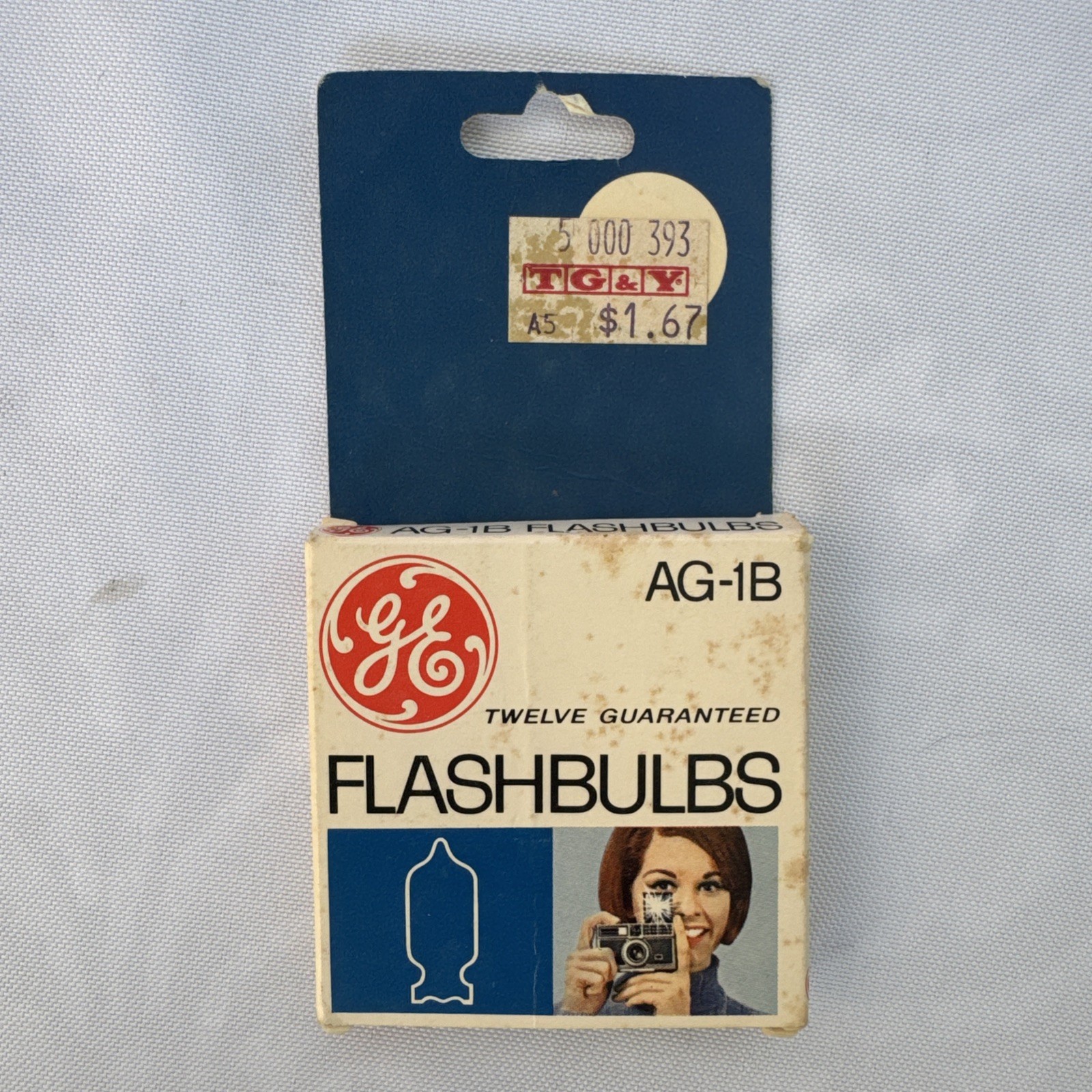 NOS ORIGINAL 3-12pk GE Blue Dot AG-1B Vintage Flash Bulbs Flashbulb