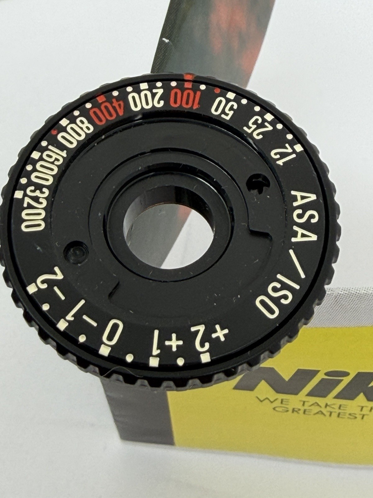New Nikon FG Black OEM ASA Dial (nos) Made In Japan USA Seller