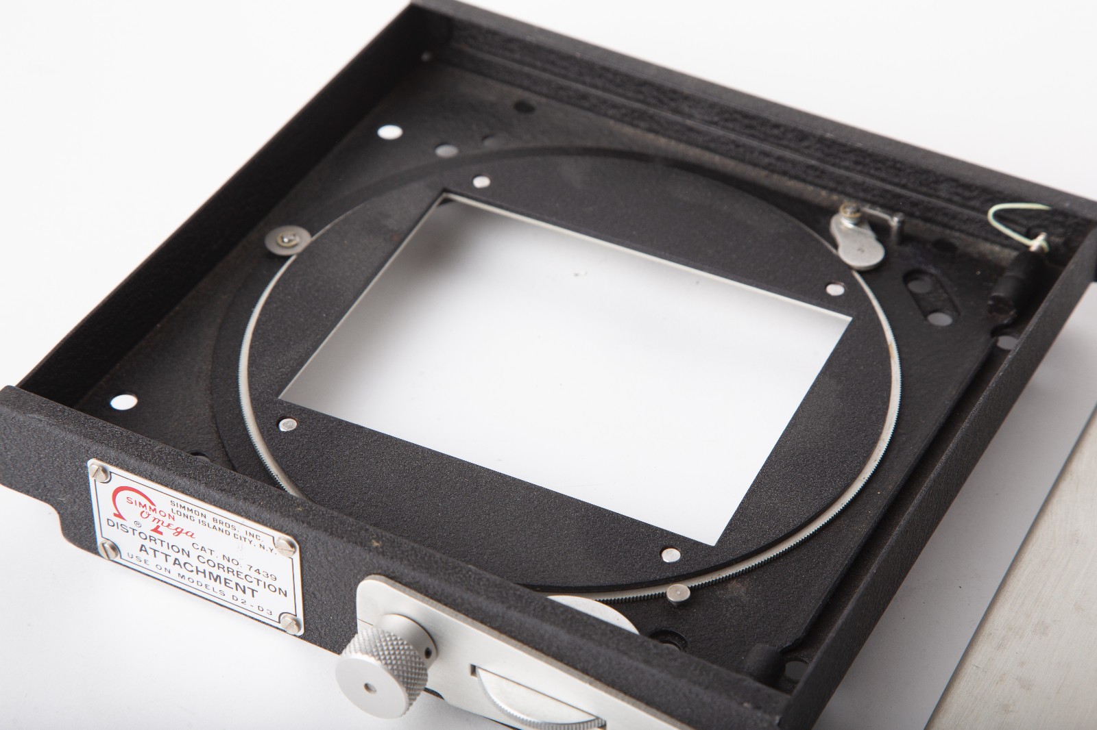 Omega Distortion Correction Device 7439 for Model D2-D3 Enlargers