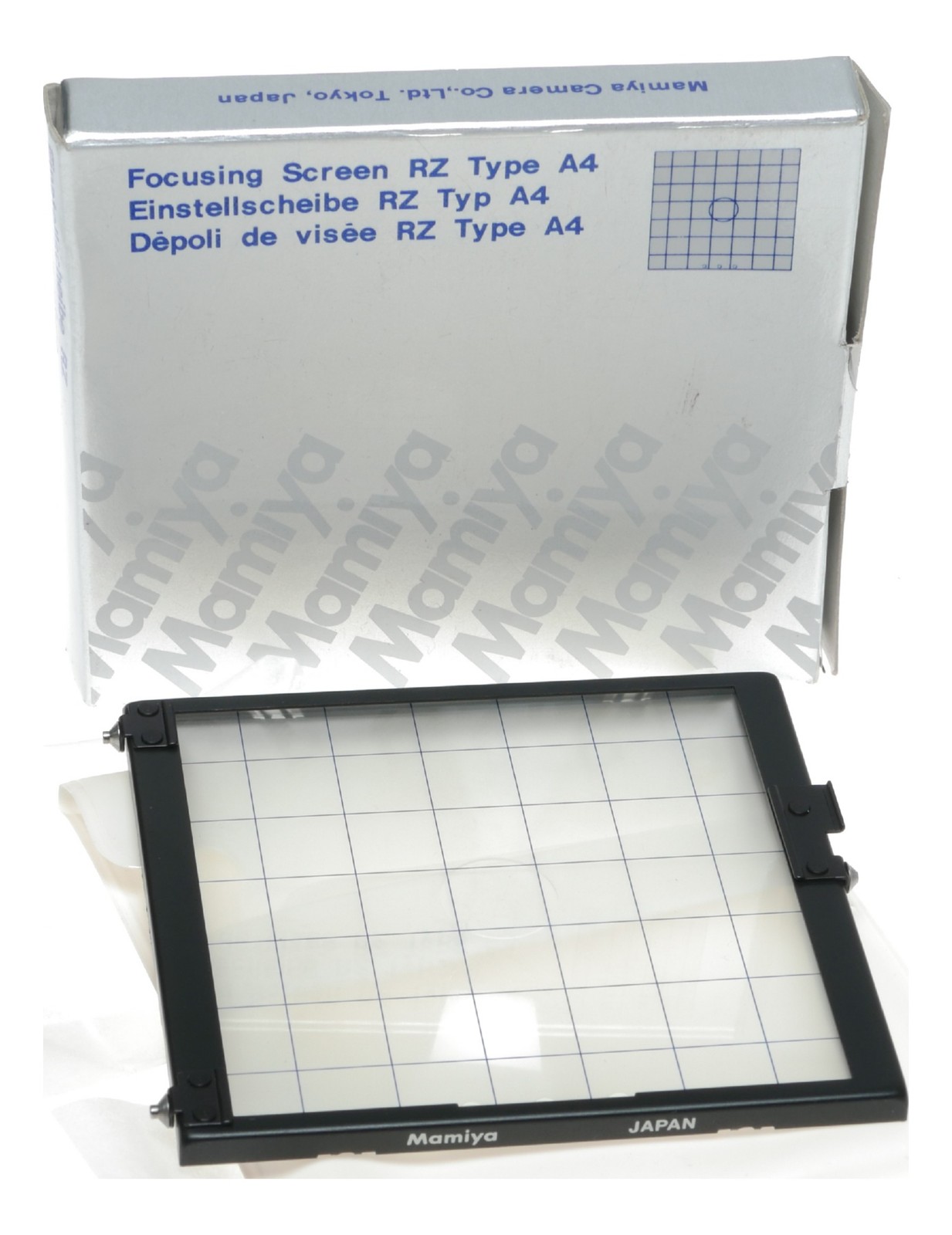 Focusing Screen RZ Type A4 vintage film camera accessory boxed Excellent