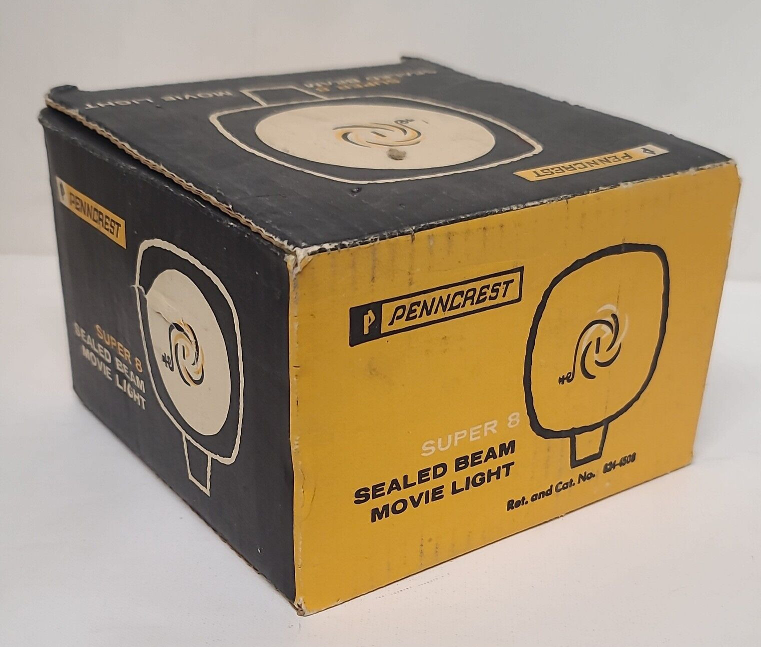 Penncrest Super 8 Sealed Beam Movie Light Photography Working Condition Prop Lit