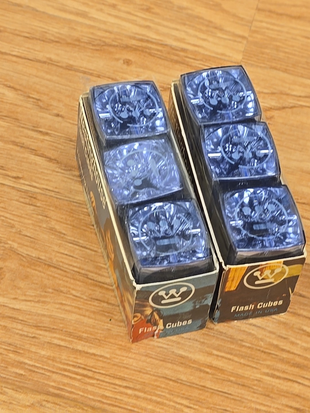 2 – Vintage Westinghouse Flash Cubes 3-Pack 24 Flashes Total New in Package
