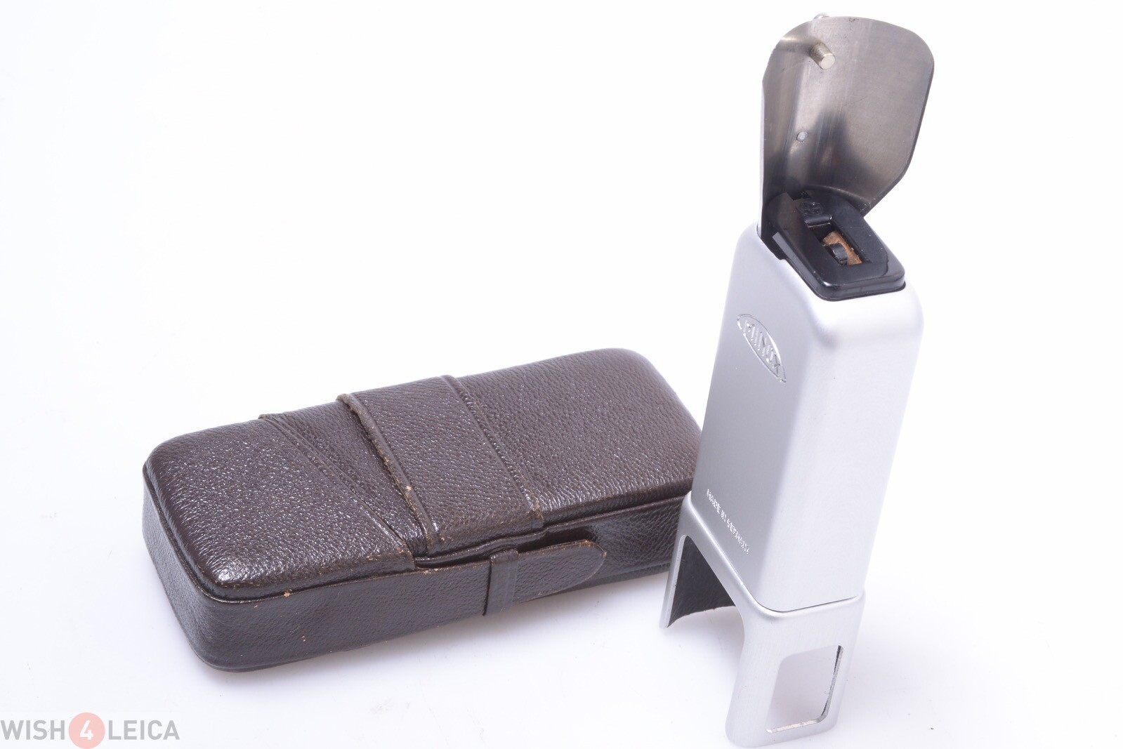 ✅ MINOX BULB FLASH FOR B SUBMINIATURE CAMERAS W/ LEATHER CASE *MINT*