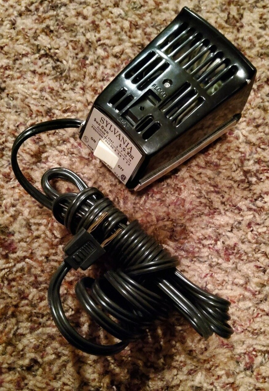 Sylvania Sun Gun Flood / Spot Light, SG VIII, Photography Movie Light