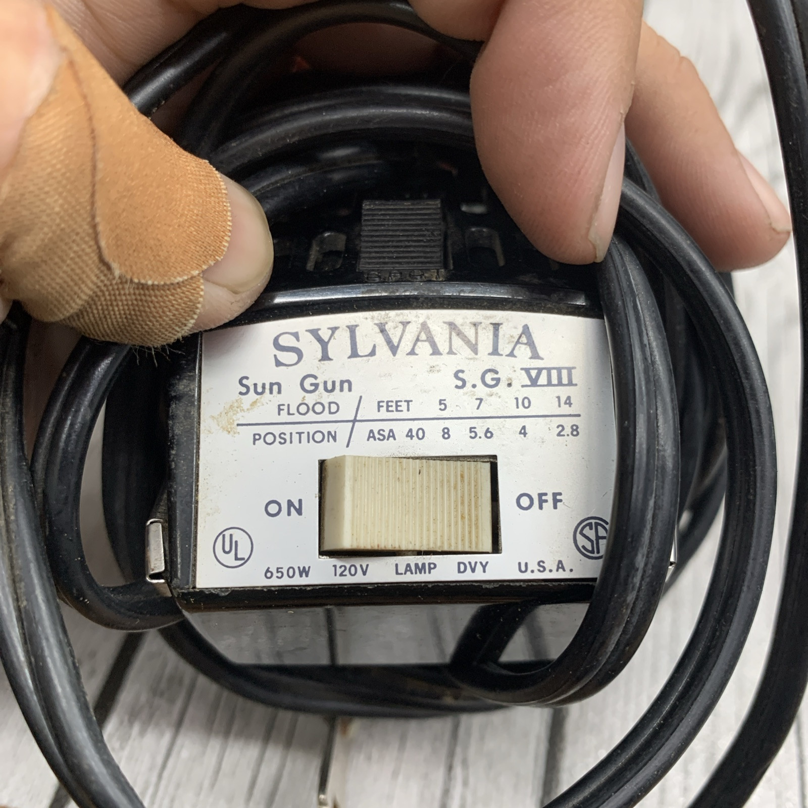 Vintage Assorted Movie Lights (10)- Sylvania, GE, Smith Victor, Penncrest, Kenco