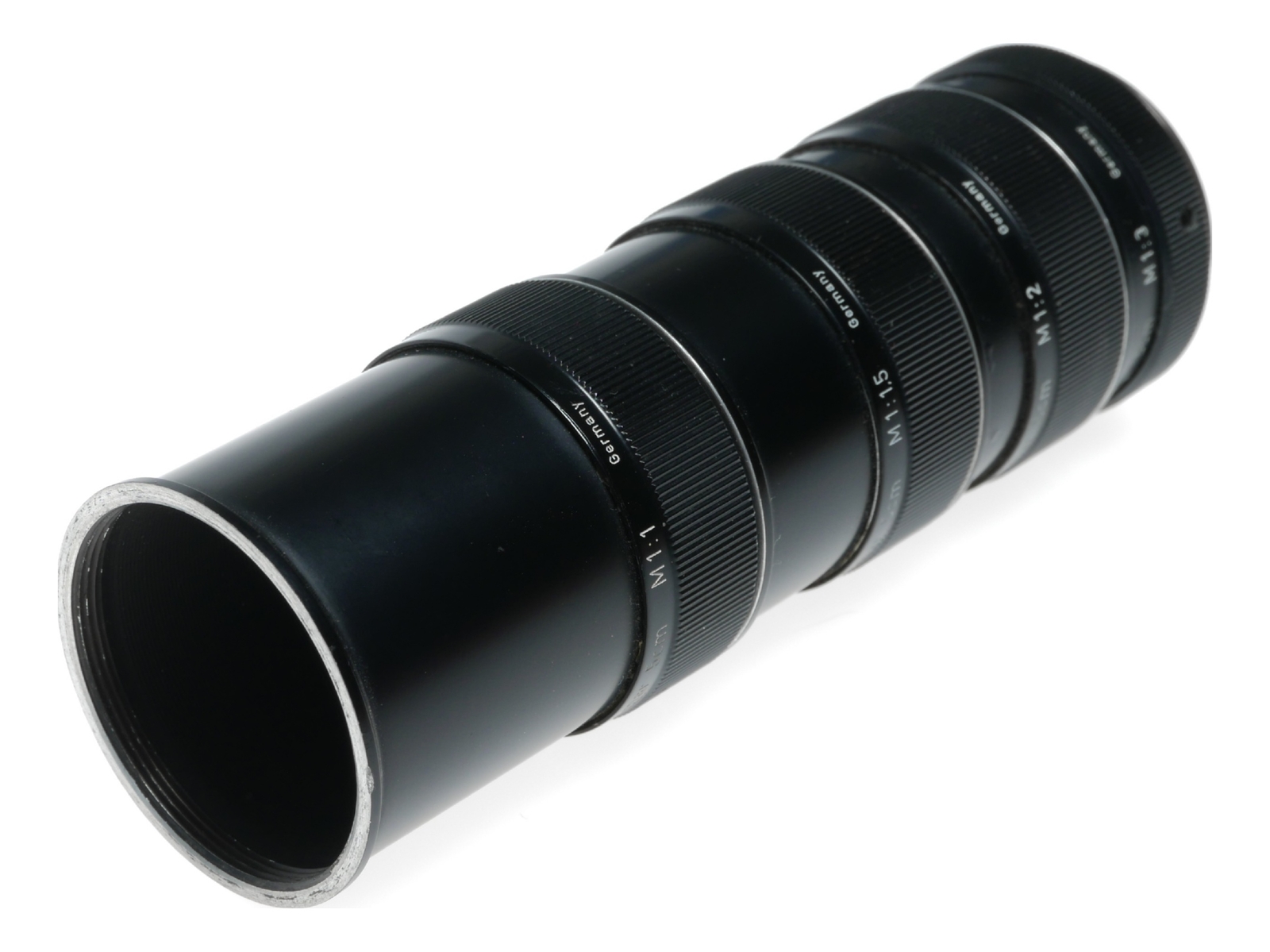 Summar Elmar Leitz Wetzlar extension tube macro set 5cm Black vintage set