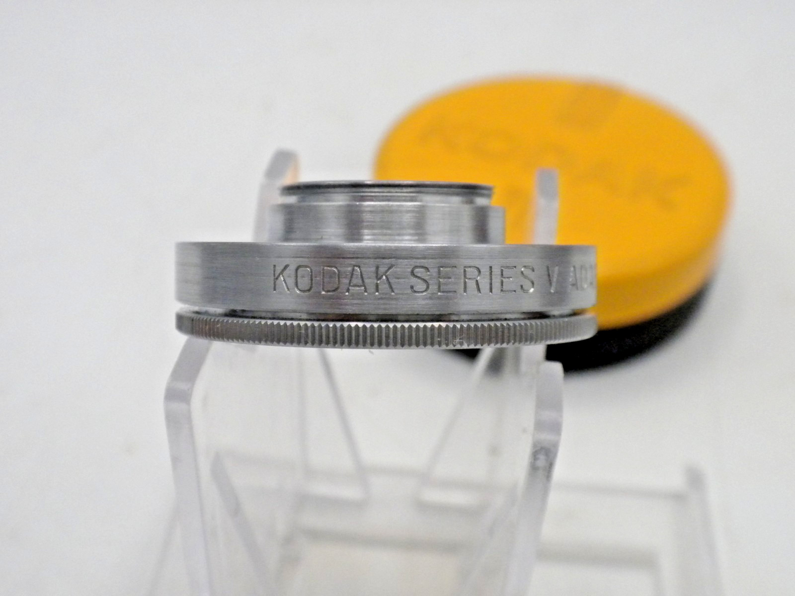 Kodak Series VI Adapter Ring Number 18 with Yellow Filter & Kodak Case
