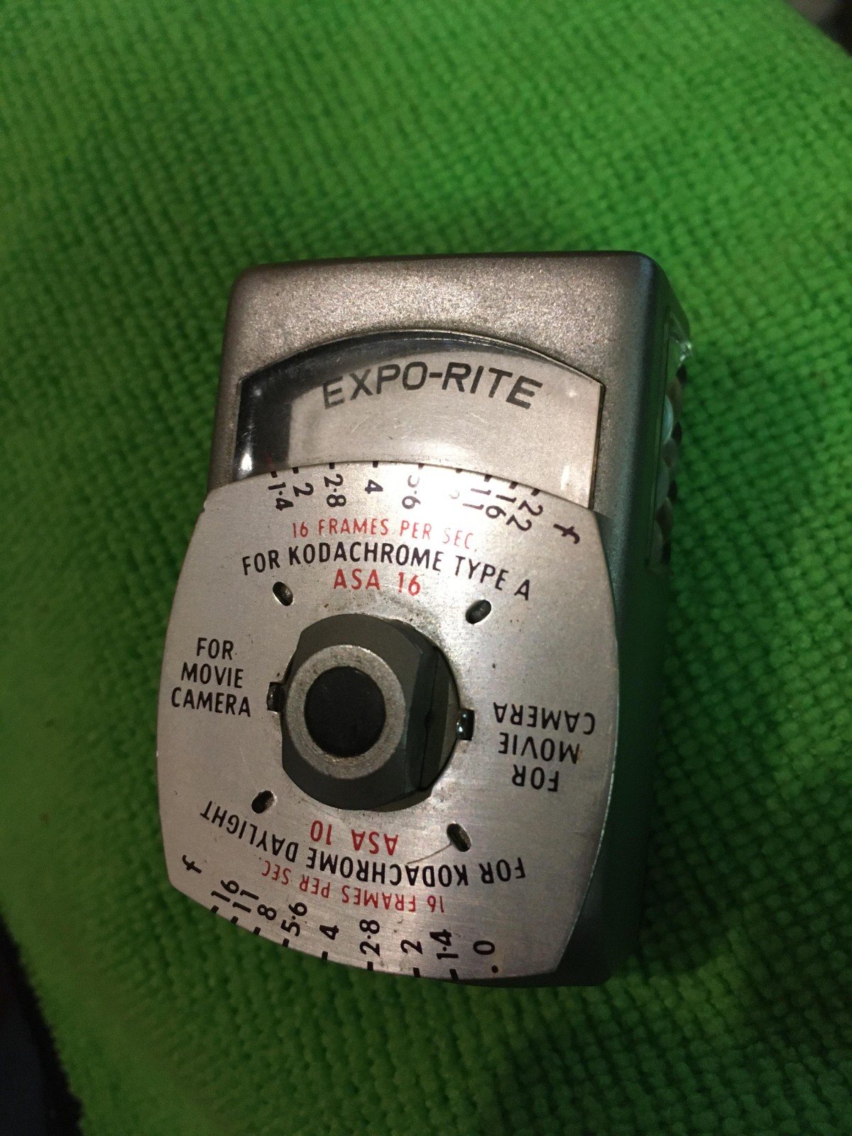 EXPO-RITE Type NE-2 Exposure Meter for CINE-Movie CAMERAS ~ Japan