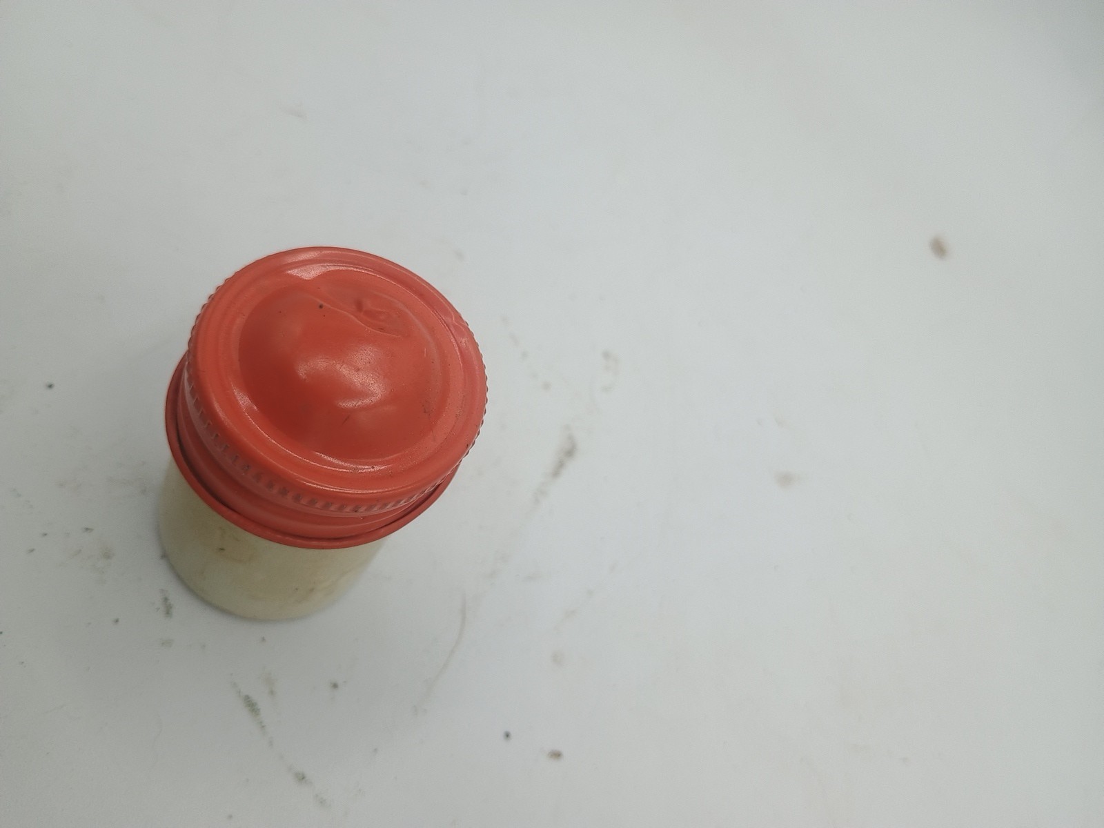 KODAK Panatomic-X Metal Film Cannister, White With Orange Top Vintage 35mm Film