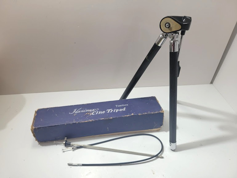 Vintage Hanimex Camera Tripod with Accessories