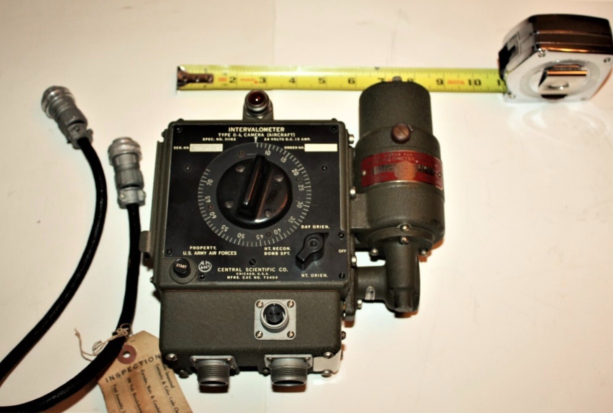WWII Aerial Camera Intervalometer, New Old Stock, Vintage Aviation PTS-0120