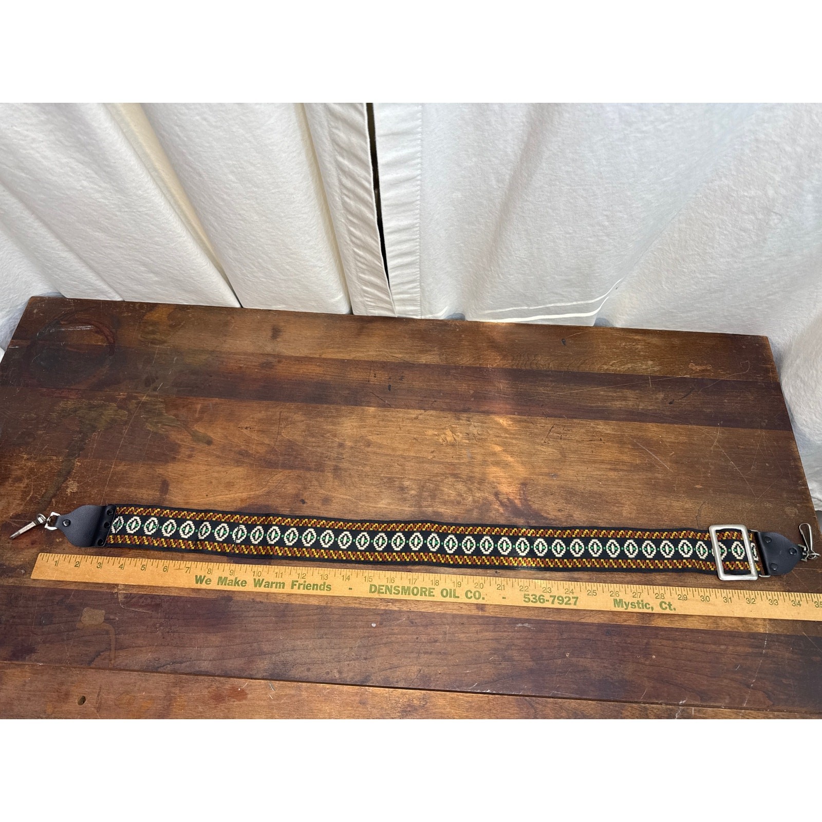 Vintage Camera Strap 2″ Band Holds 3 Film Rolls Hippie Retro Boho Photographer