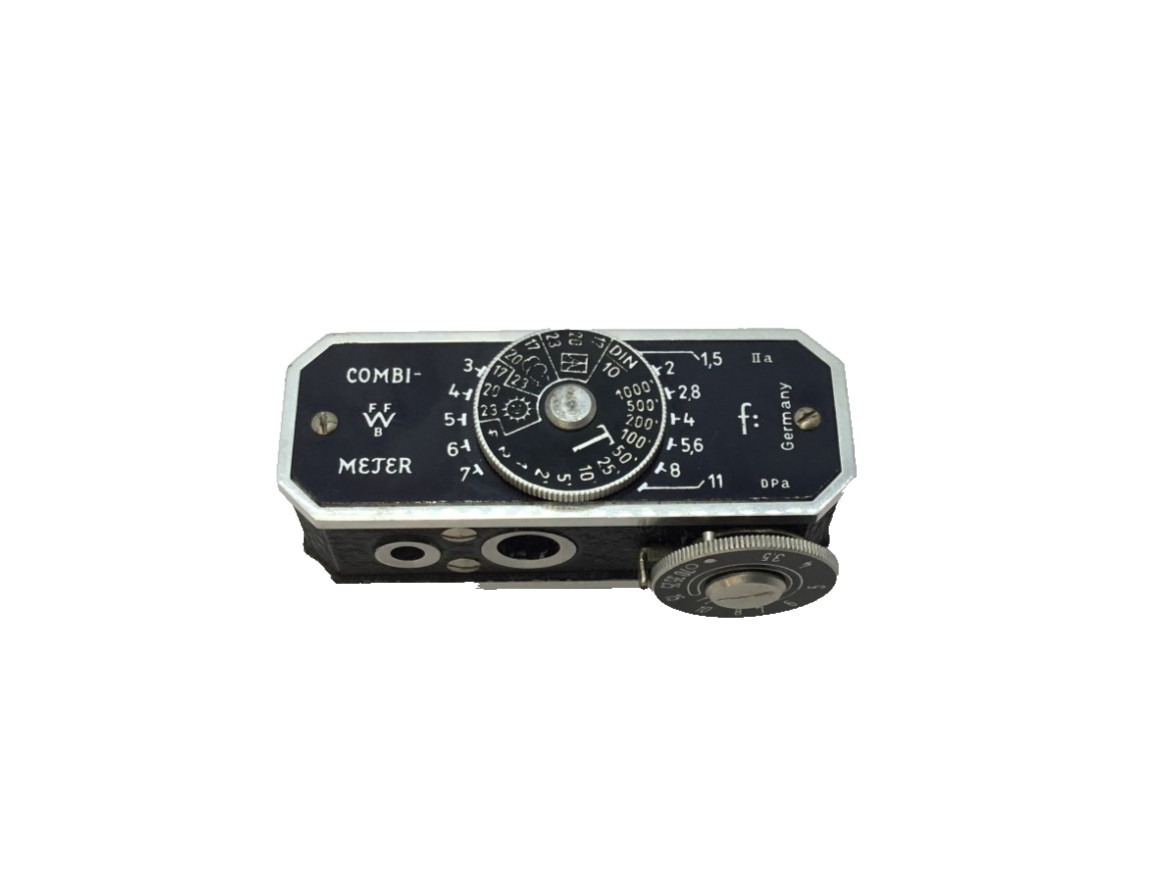 WATA -COMBI Vintage Cold Shoe Rangefinder + Built in Light Meter + Case & Box