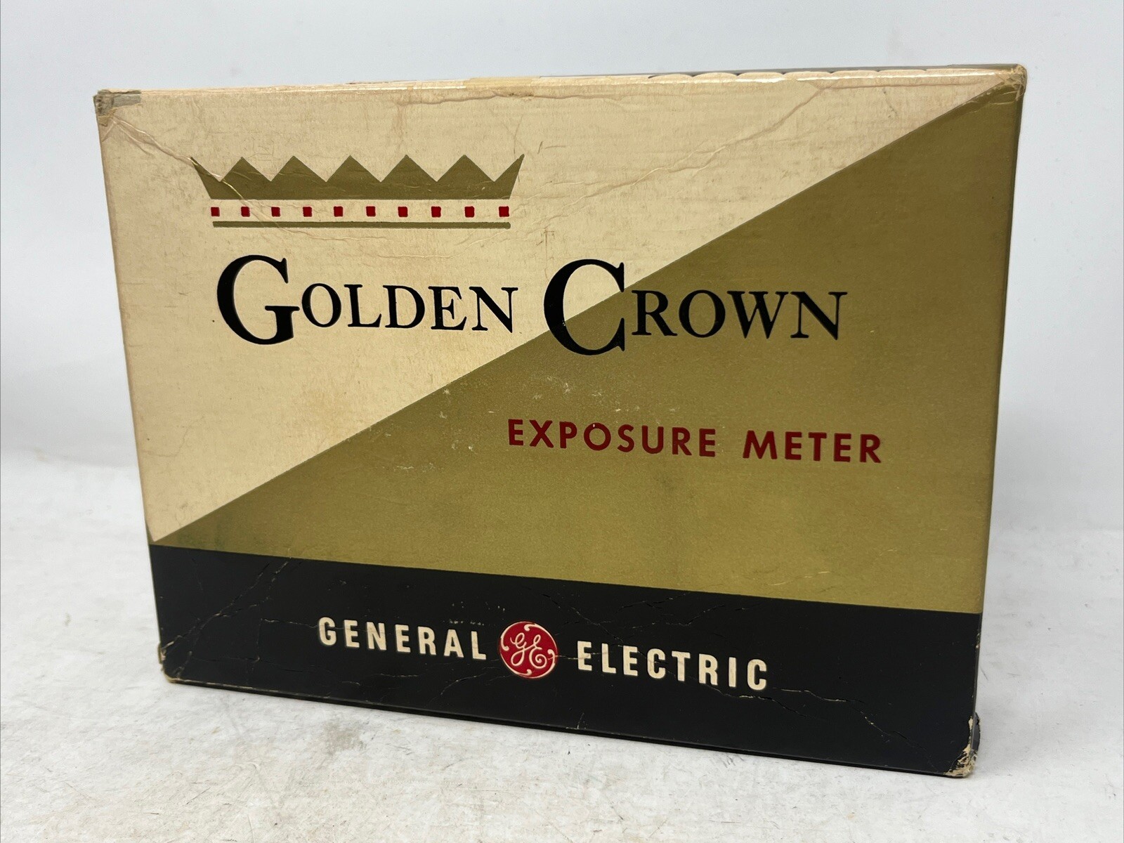 GOLDEN CROWN EXPOSURE METER GE Vintage Orig Box & Instructions GENERAL ELECTRIC