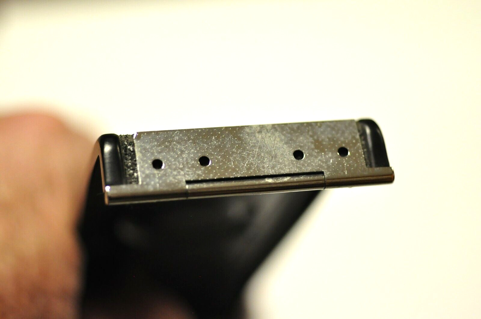 Minolta replacement back door for their SRT SLR camera. NOS